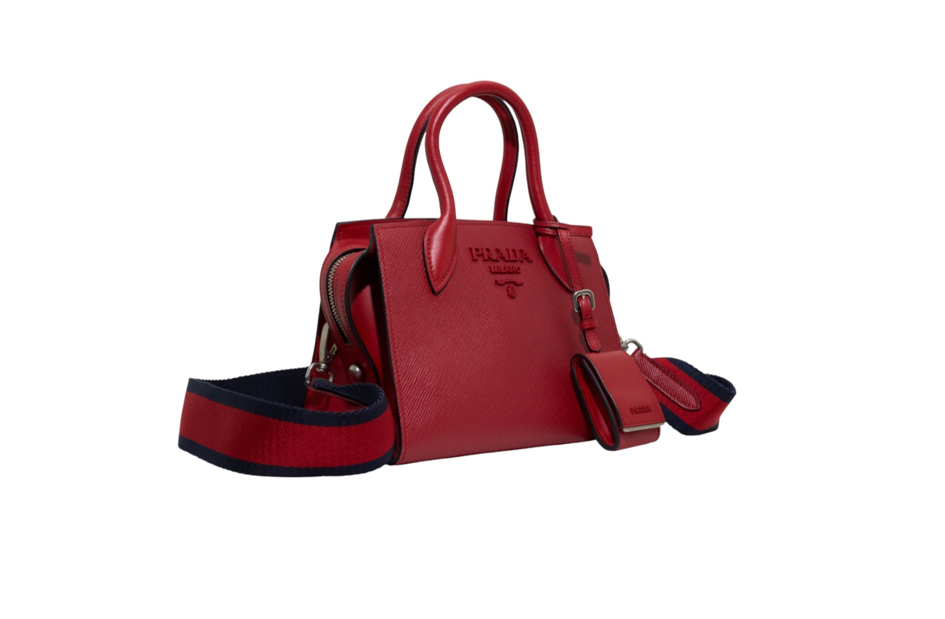 Prada Saffiano Cuir Calfskin Medium Top Handle Tote