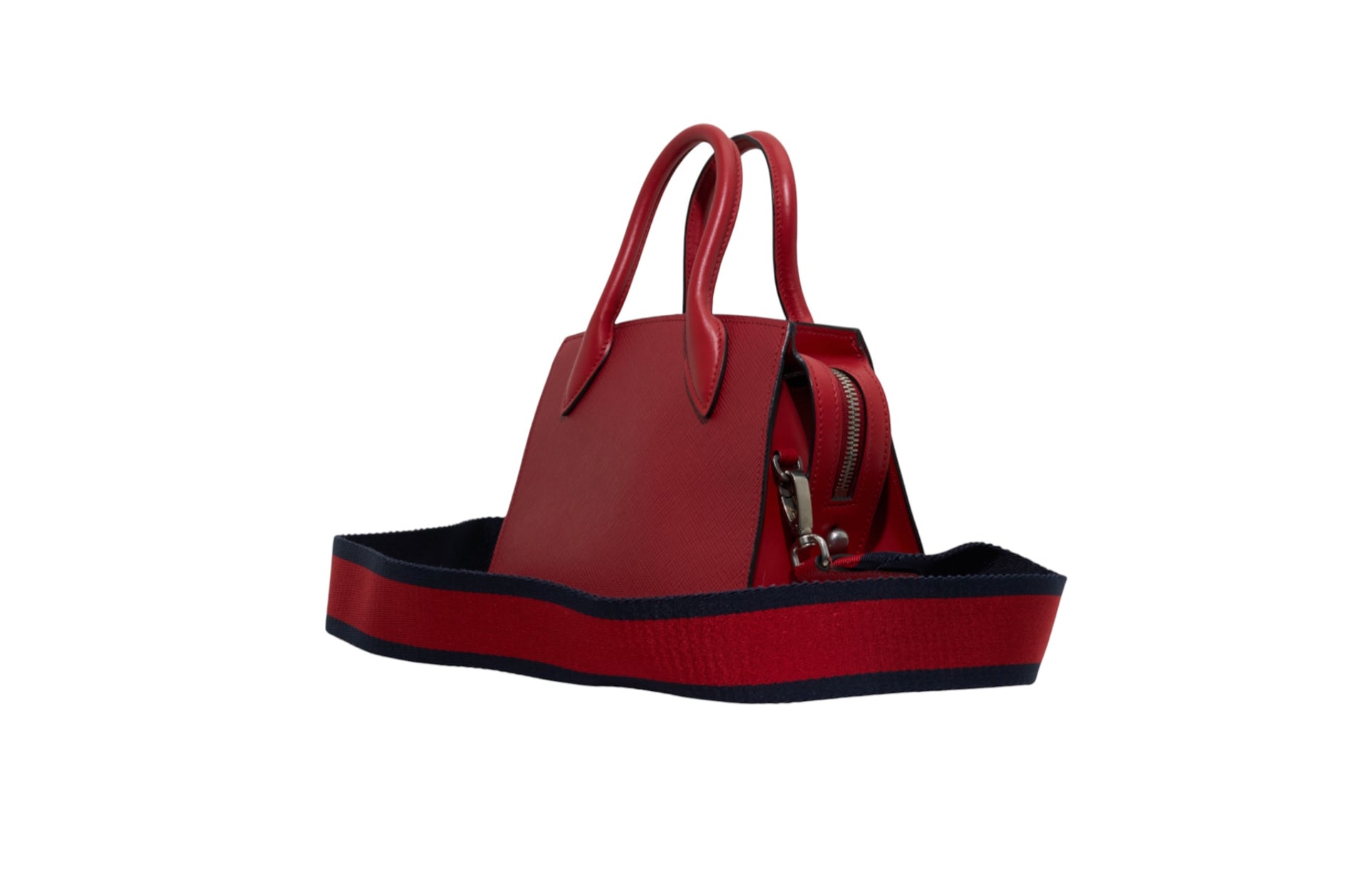 Prada Saffiano Cuir Calfskin Medium Top Handle Tote