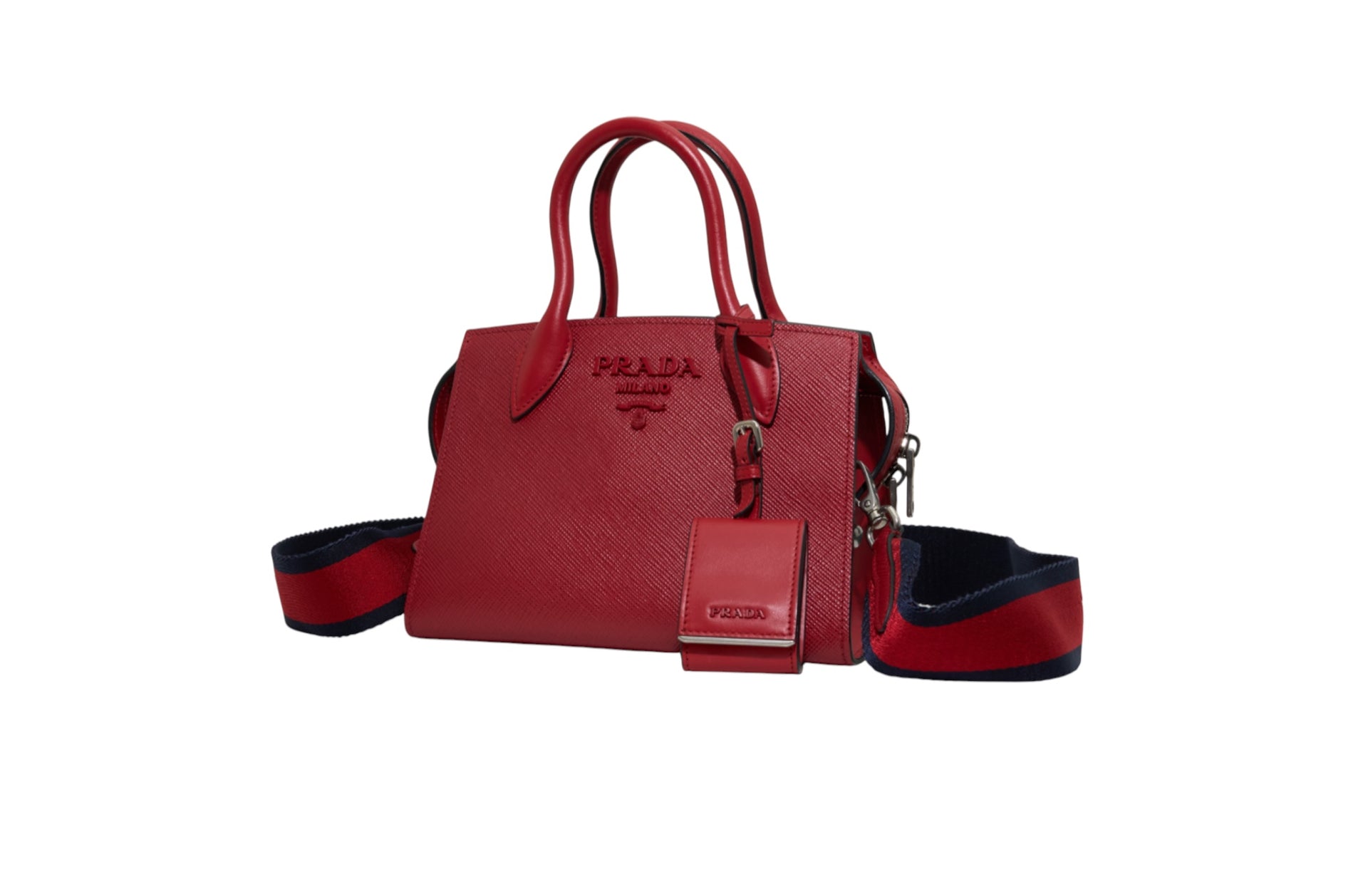 Prada Saffiano Cuir Calfskin Medium Top Handle Tote