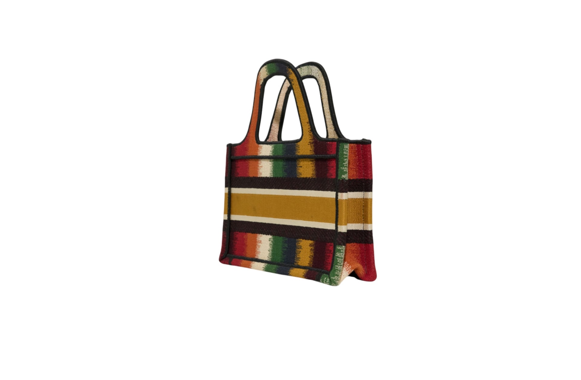 Christian Dior Mini D Stripes Book Tote Handbag