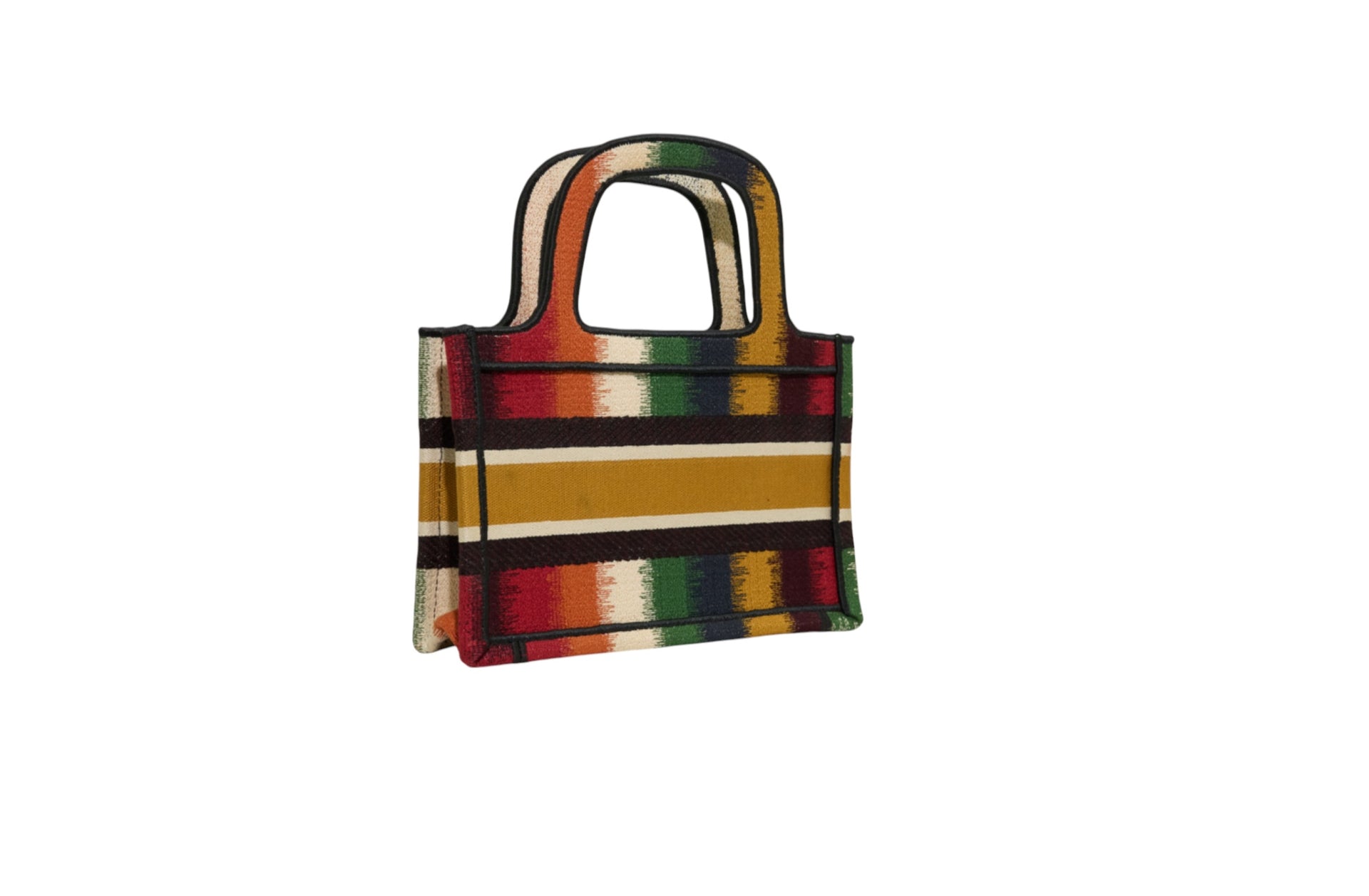 Christian Dior Mini D Stripes Book Tote Handbag