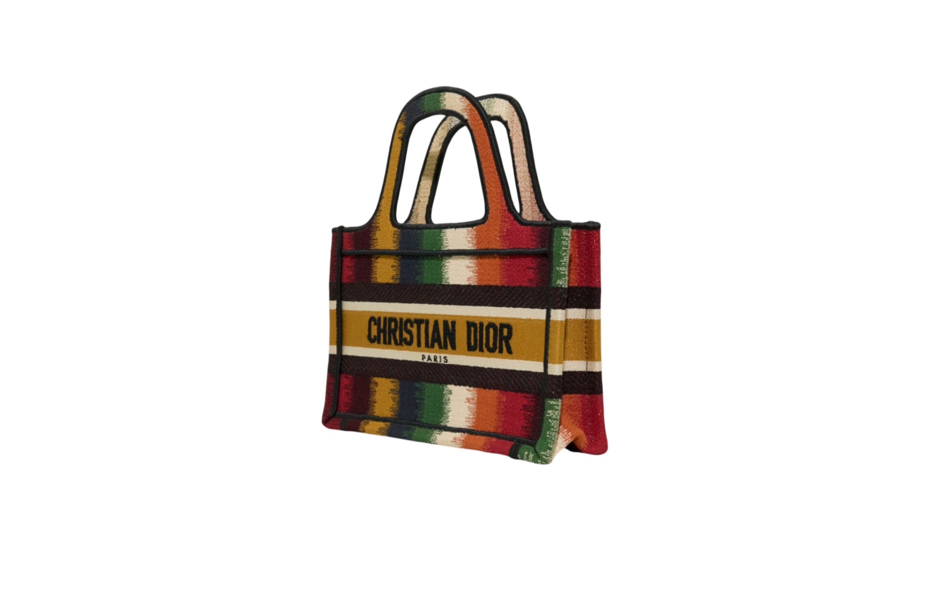 Christian Dior Mini D Stripes Book Tote Handbag