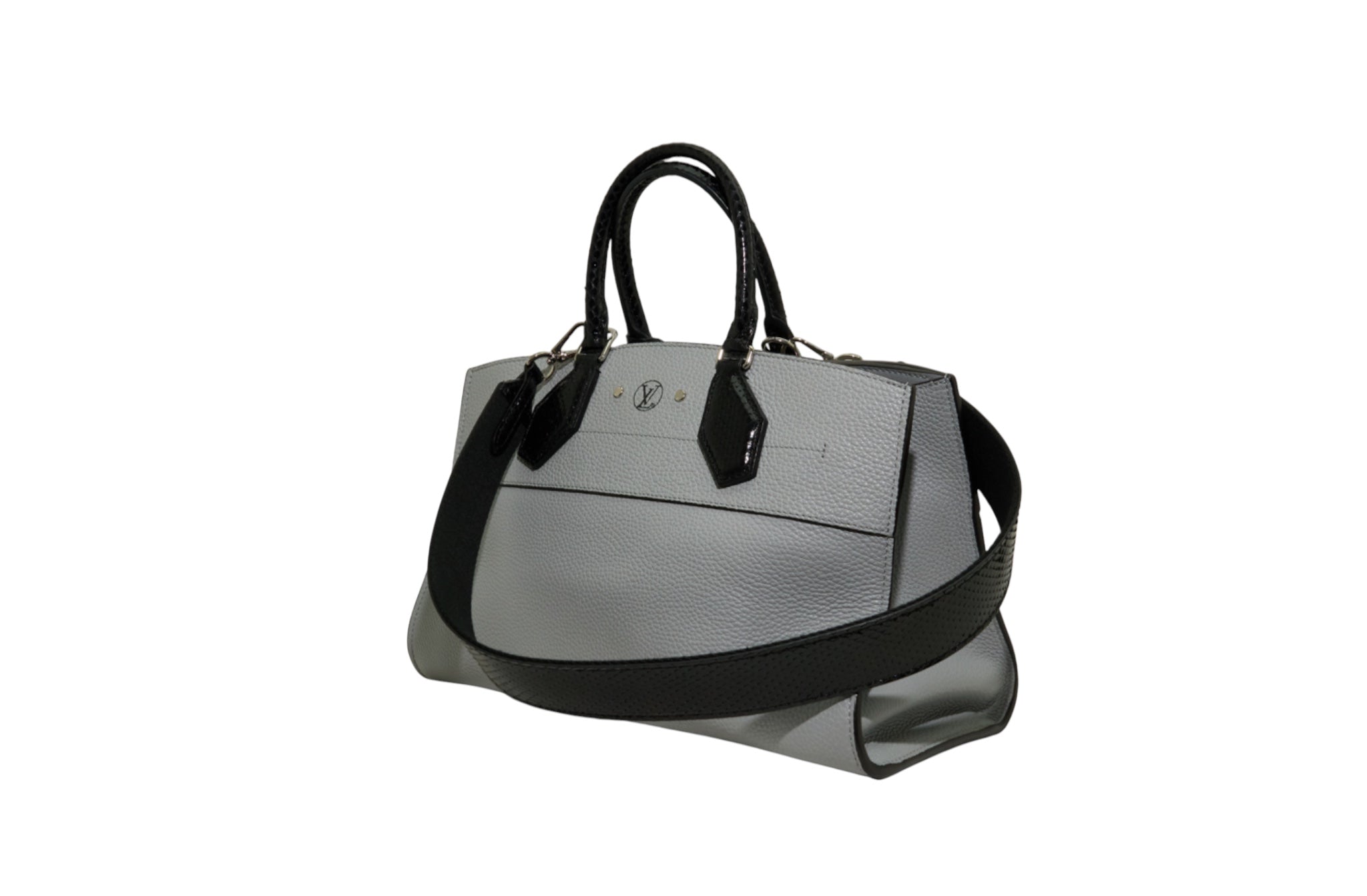 Louis Vuitton City Steamer EW Calf Leather Python White/Black