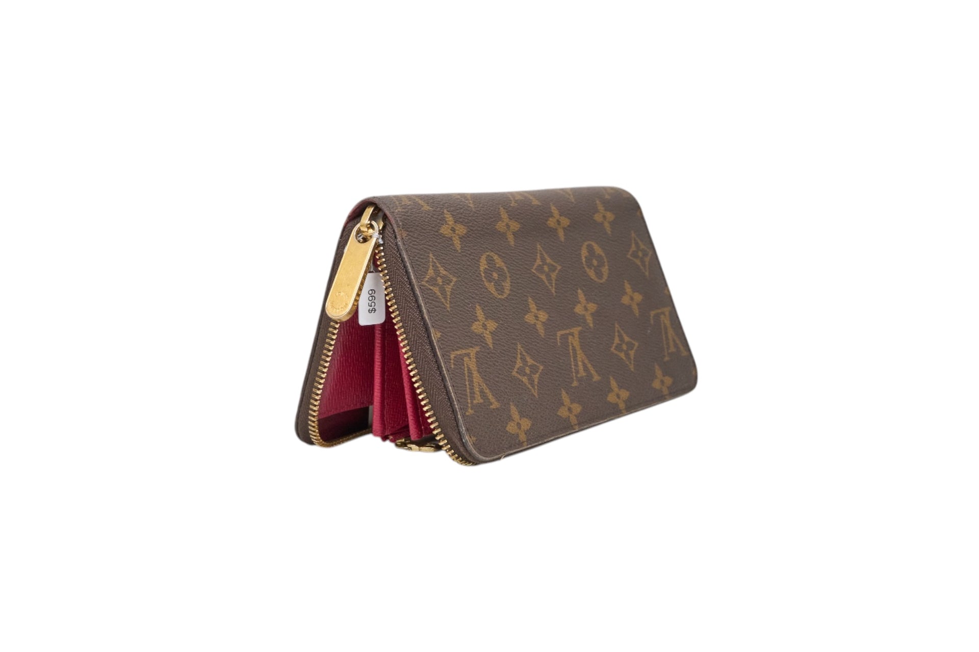 Louis Vuitton Zippy Wallet Monogram Fuchsia