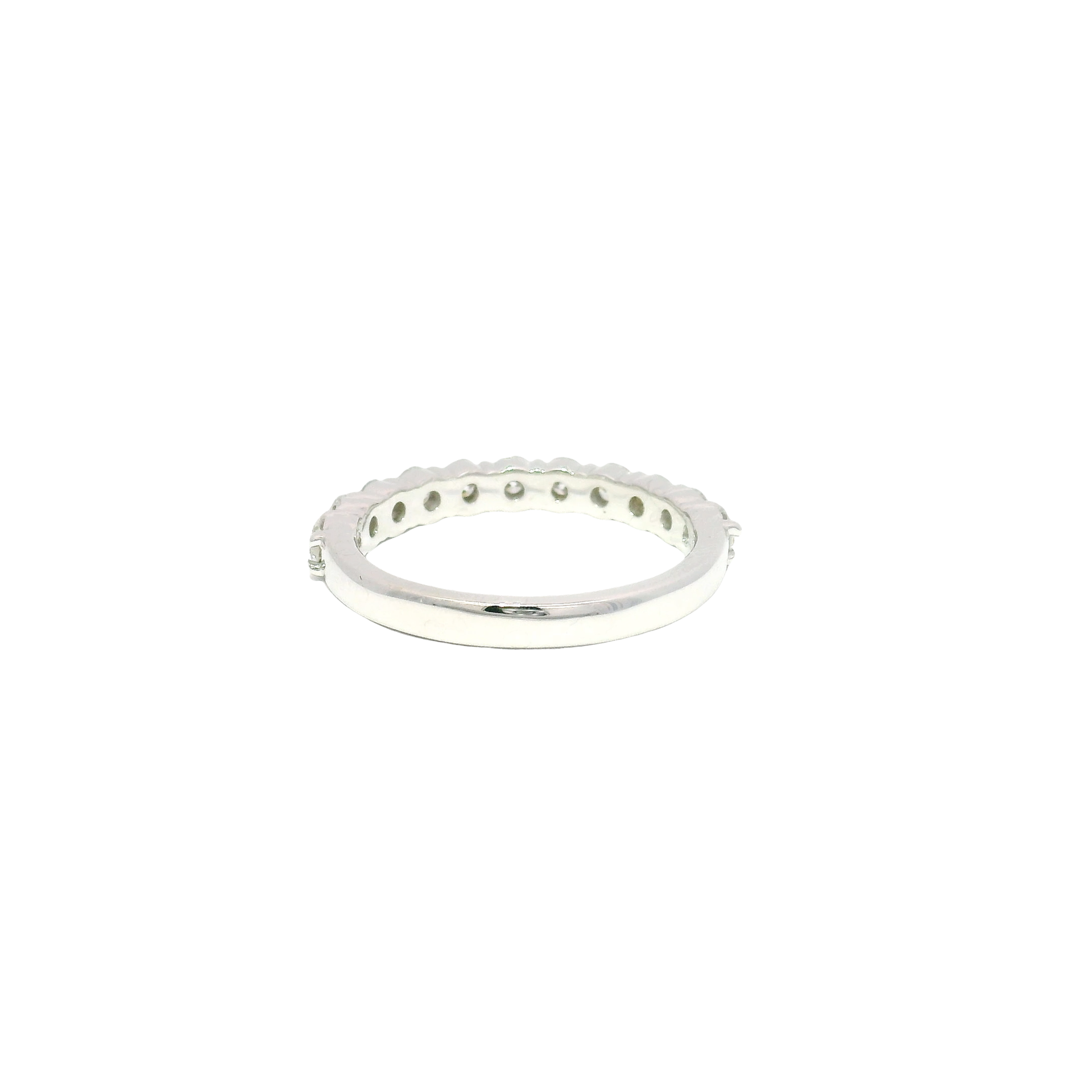 1.1cttw. Lab Grown Diamond Band in 14K White Gold