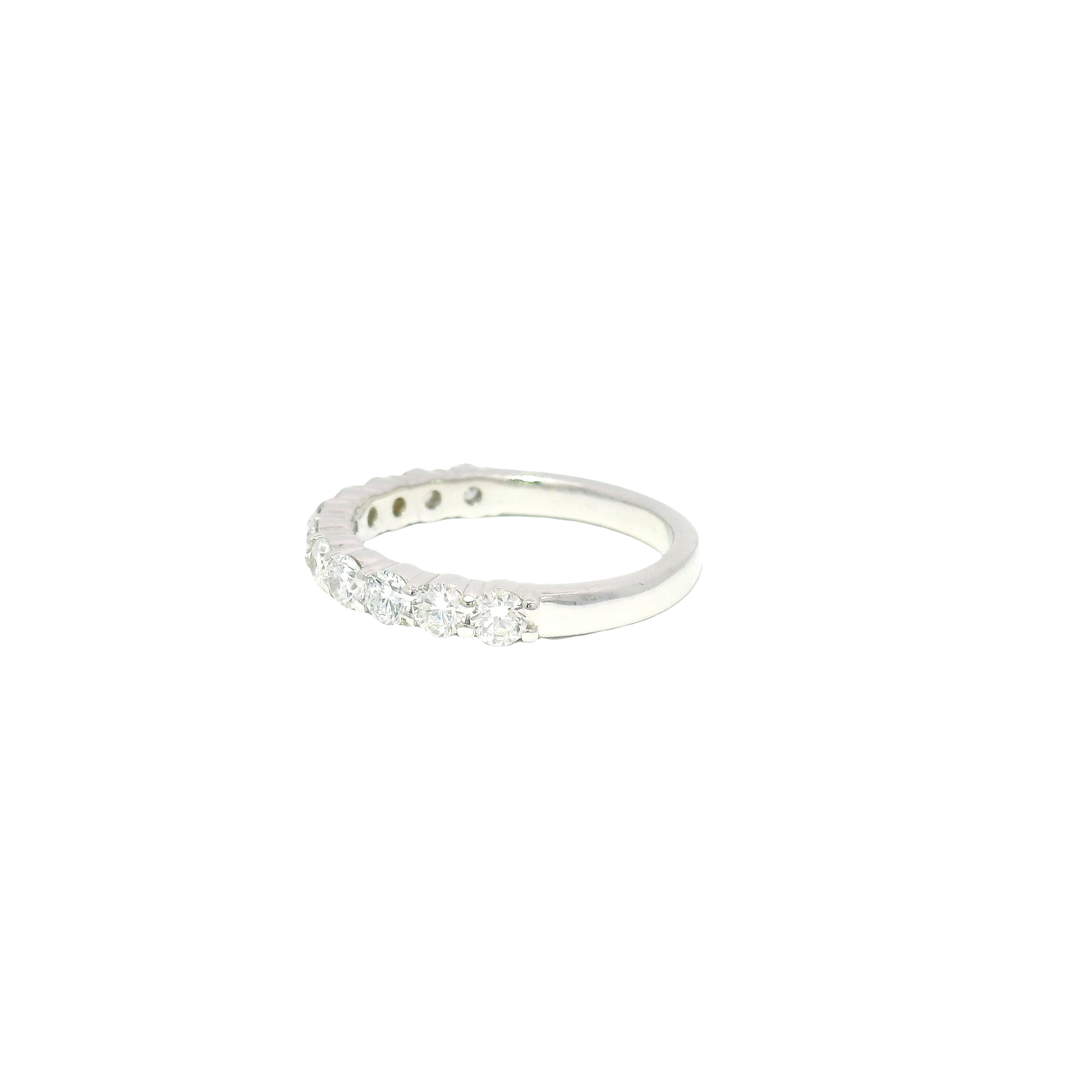 1.1cttw. Lab Grown Diamond Band in 14K White Gold