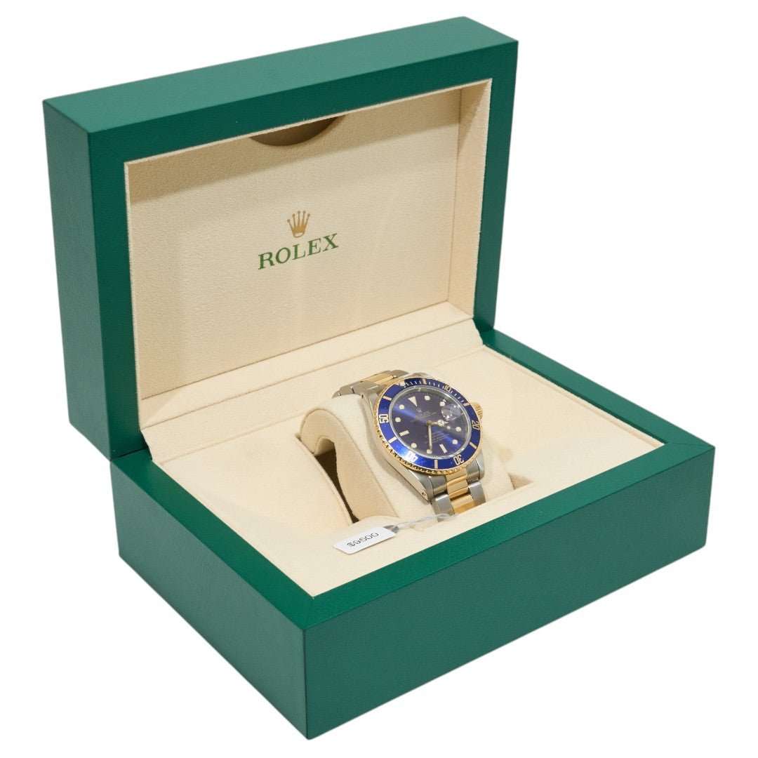 40mm Rolex Submariner Two Tone Blue 1985