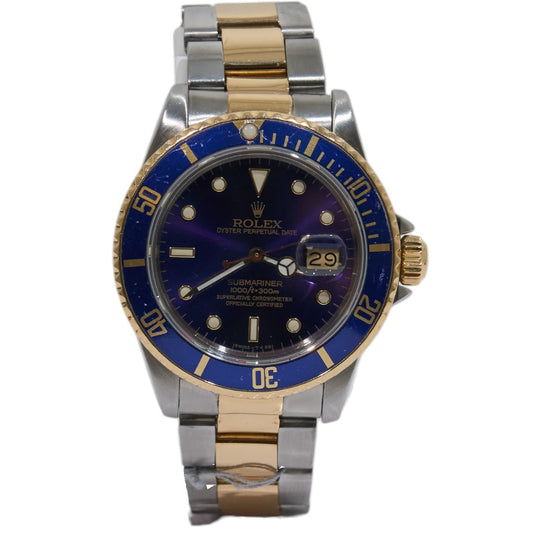 40mm Rolex Submariner Two Tone Blue 1985