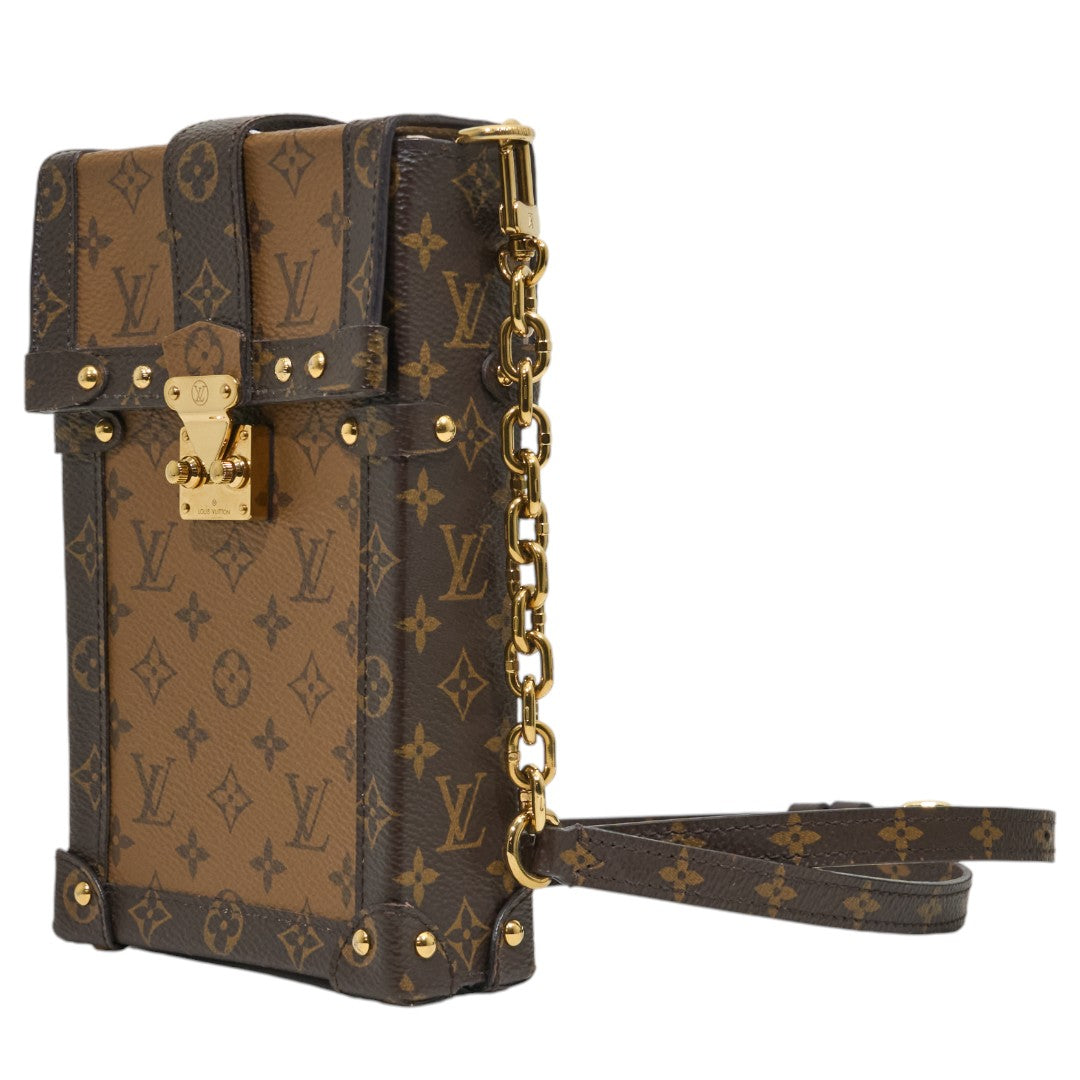 Louis Vuitton Trunk Pochette Vertical Monogram/Monogram Reverse