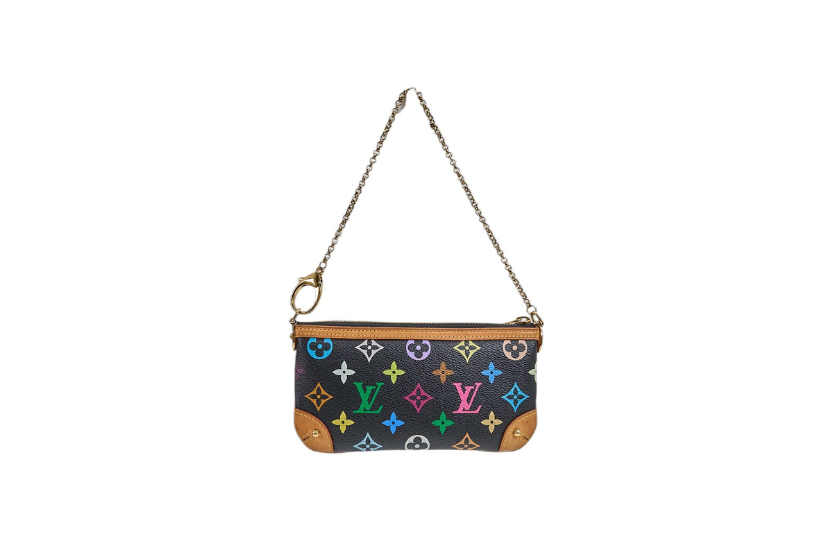Louis Vuitton Milla Pochette Monogram Multicolore Noir
