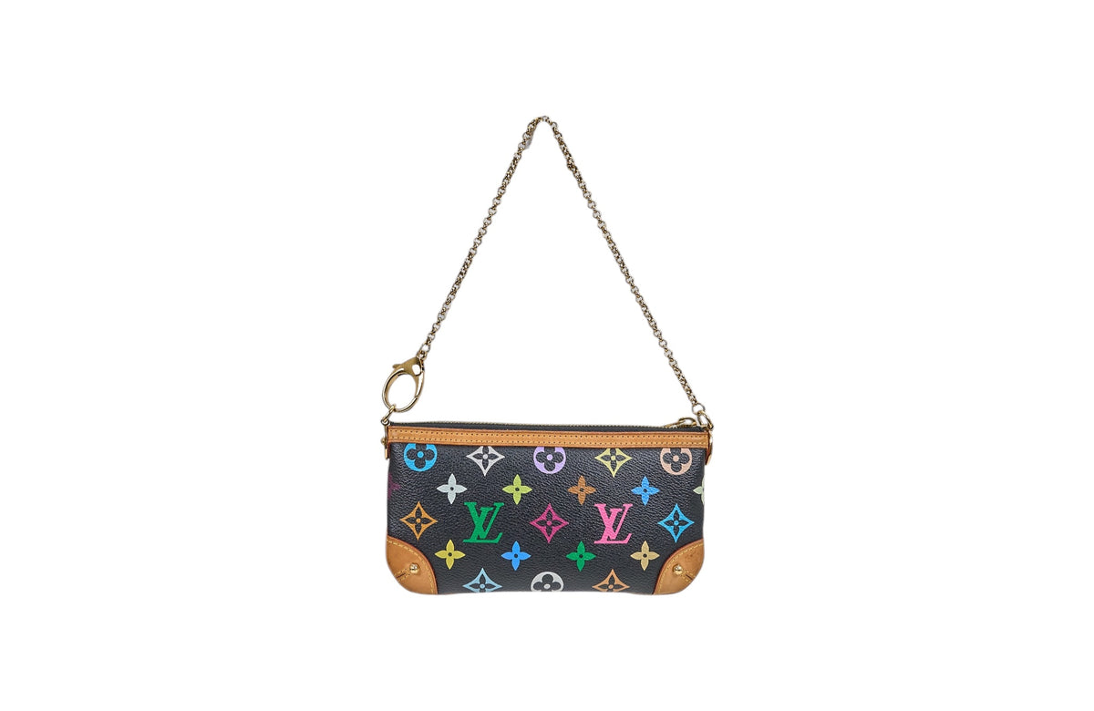 Louis Vuitton Milla Pochette Monogram Multicolore Noir