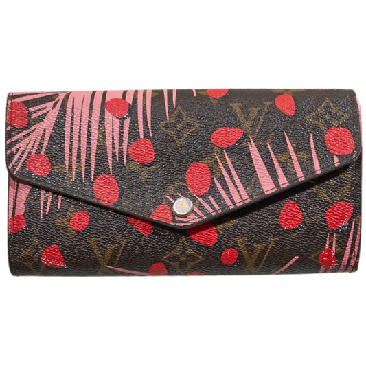 Louis Vuitton Sarah Wallet Monogram Jungle Dots Sugar Pink Poppy