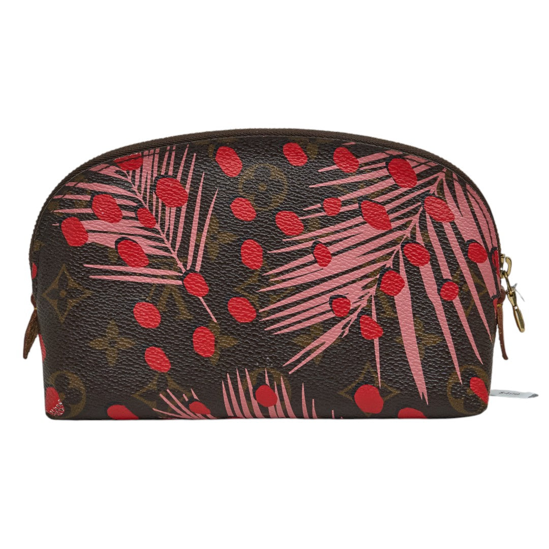 Louis Vuitton Cosmetic Pouch PM Monogram Jungle Dots Sugar Pink Poppy