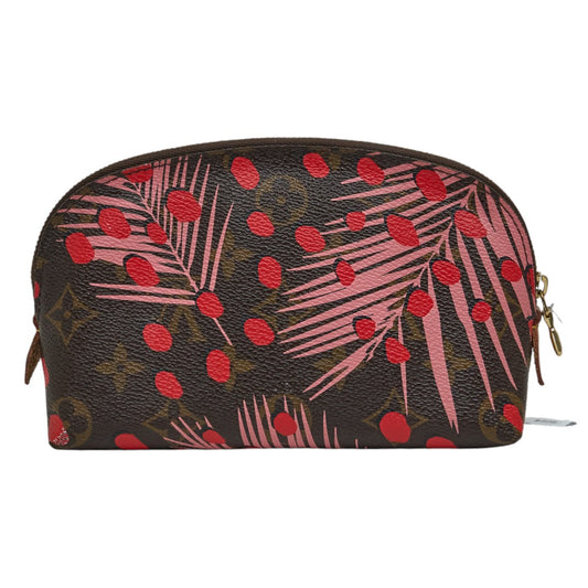 Louis Vuitton Cosmetic Pouch PM Monogram Jungle Dots Sugar Pink Poppy