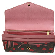 Louis Vuitton Sarah Wallet Monogram Jungle Dots Sugar Pink Poppy