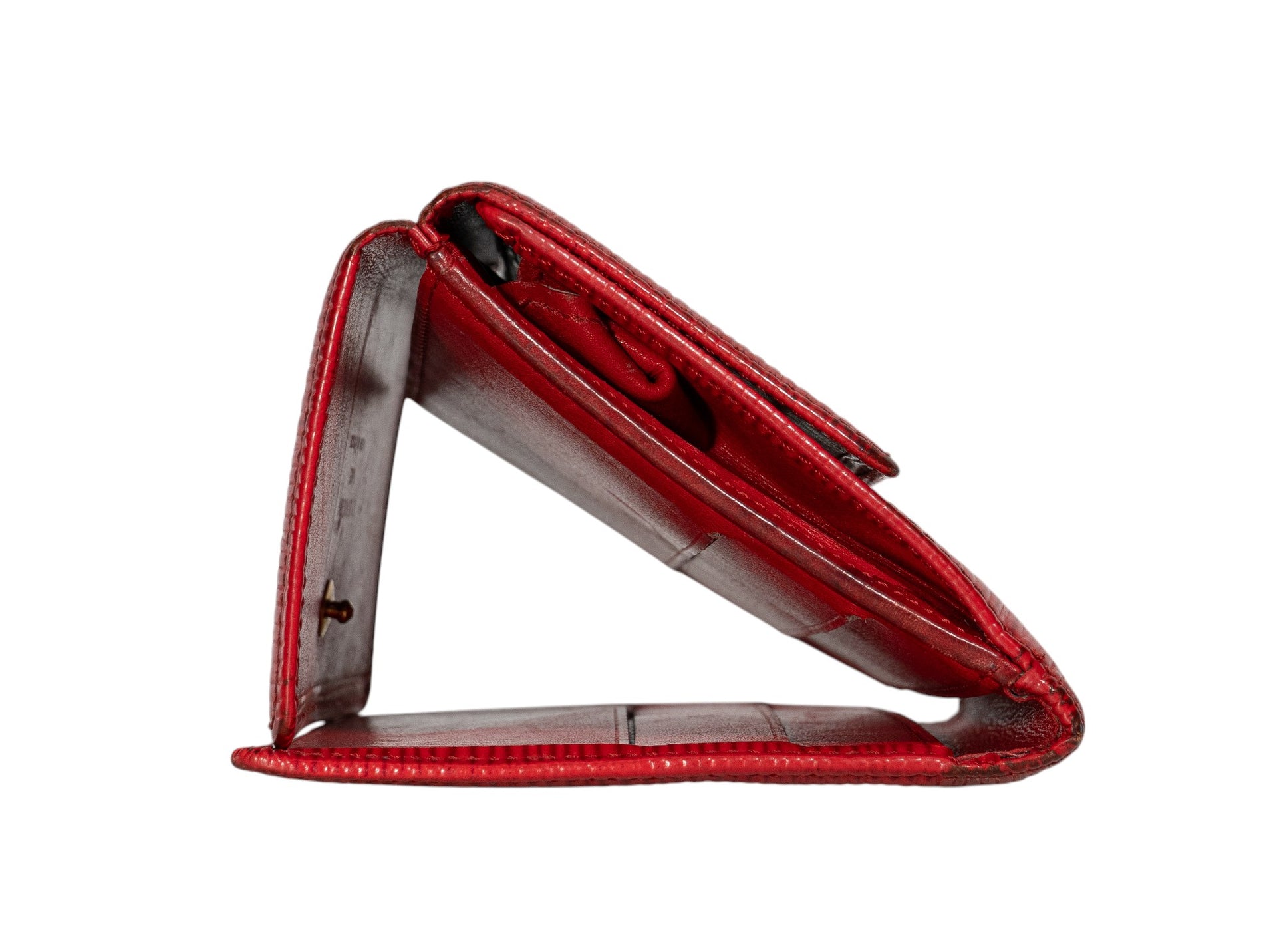 Louis Vuitton Snap Wallet in Red Epi Leather