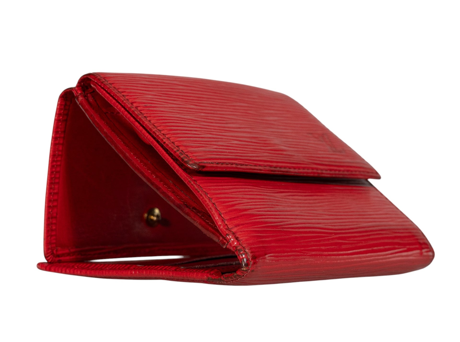 Louis Vuitton Snap Wallet in Red Epi Leather