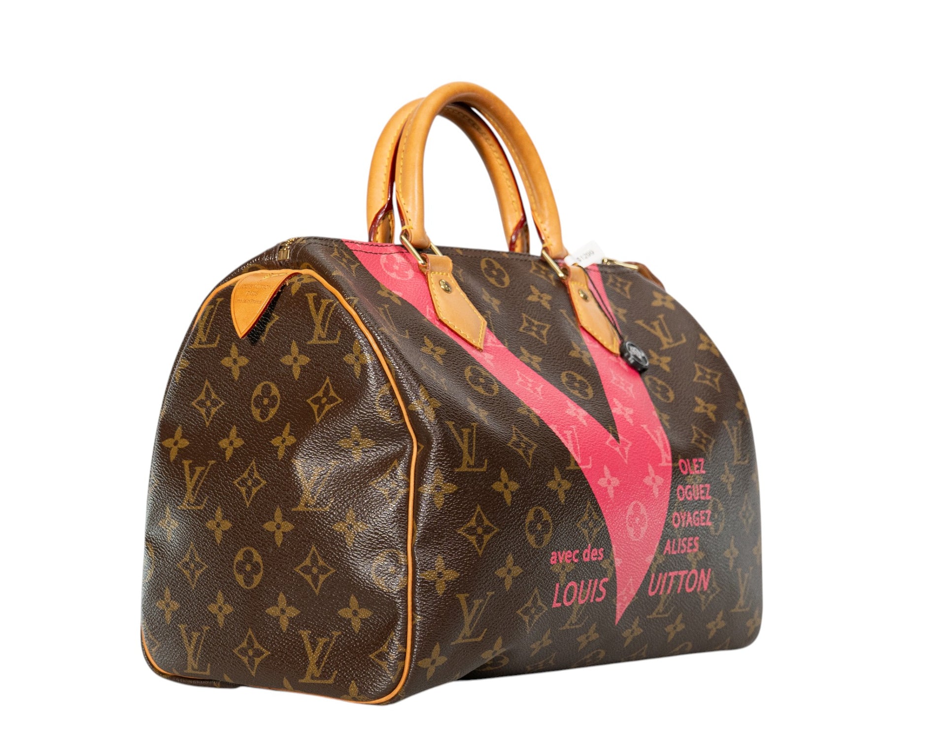 Louis Vuitton Speedy 30 Monogram V Pink Grenade