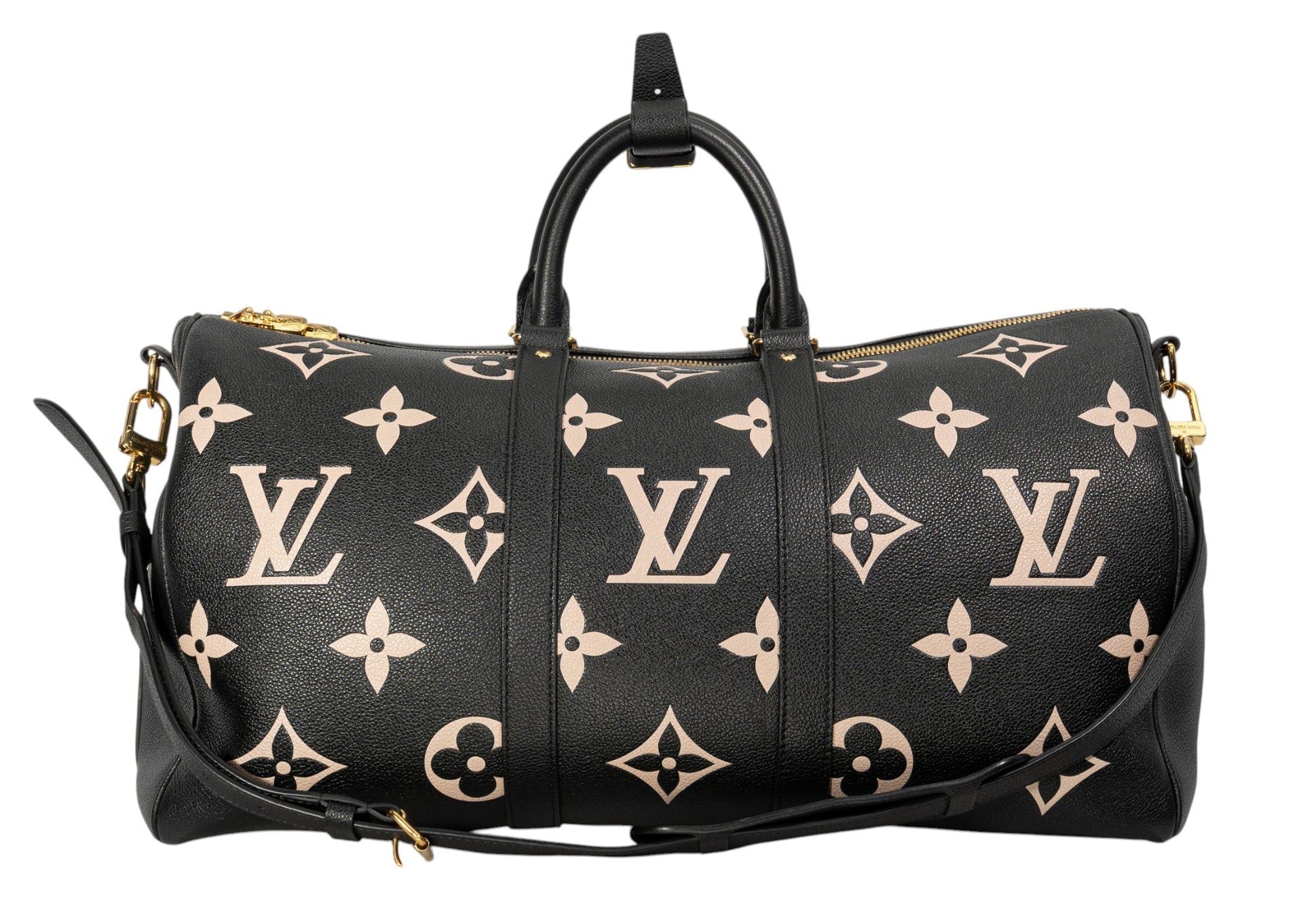 Louis Vuitton Keepall Bandouliere 45 Bicolor Monogram Empreinte