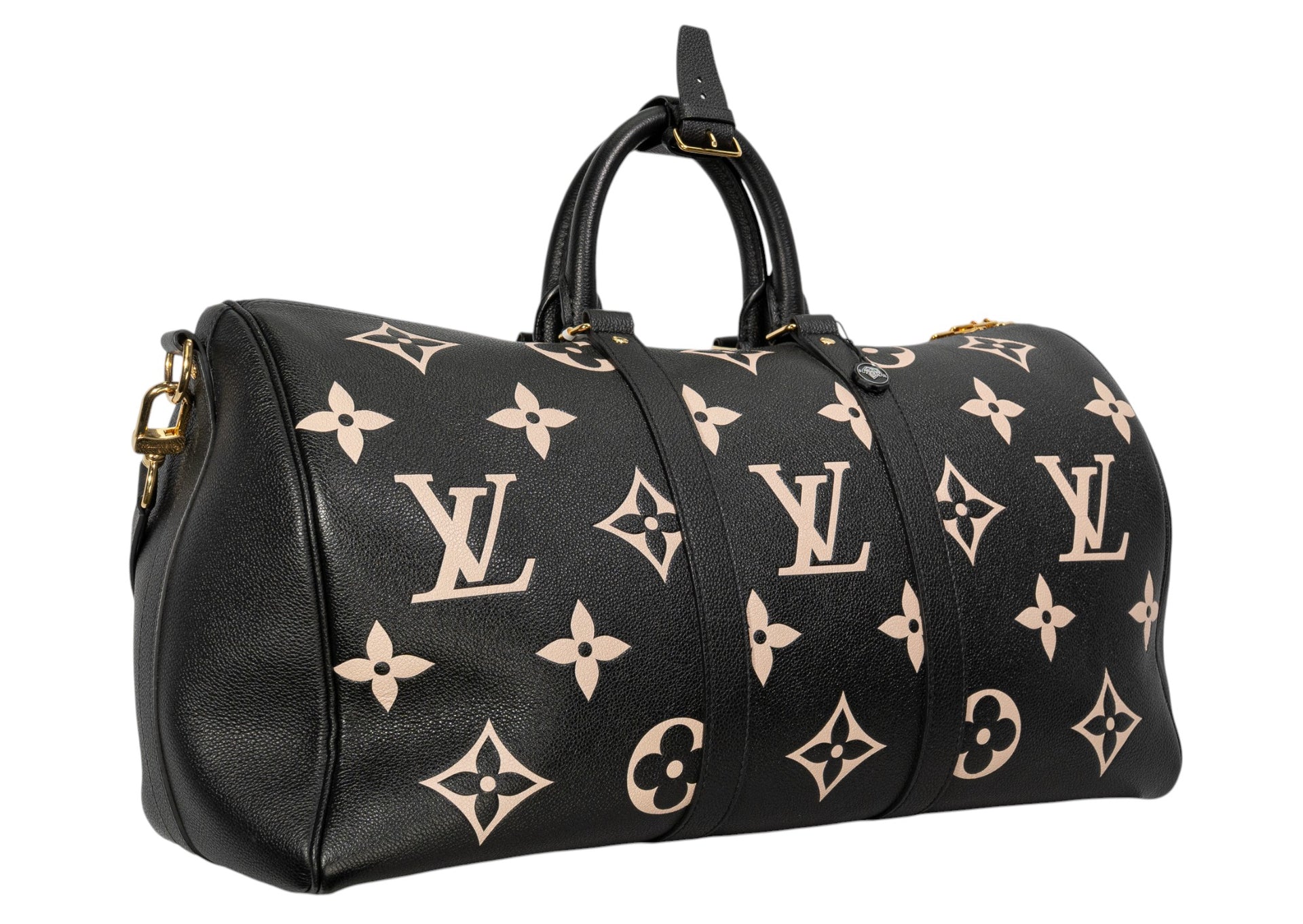 Louis Vuitton Keepall Bandouliere 45 Bicolor Monogram Empreinte