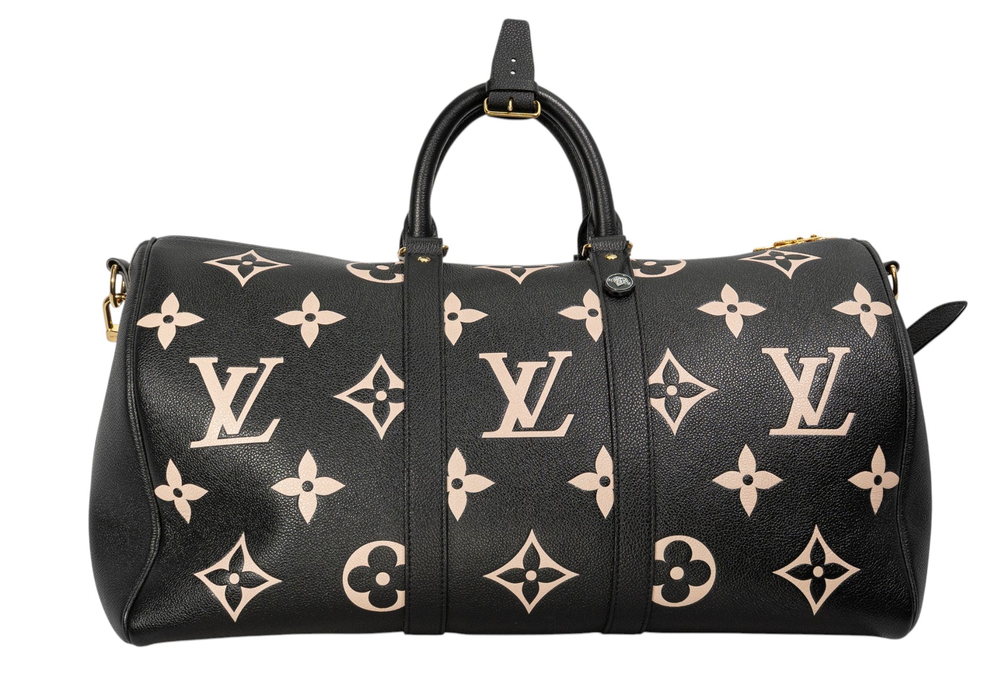 Louis Vuitton Keepall Bandouliere 45 Bicolor Monogram Empreinte