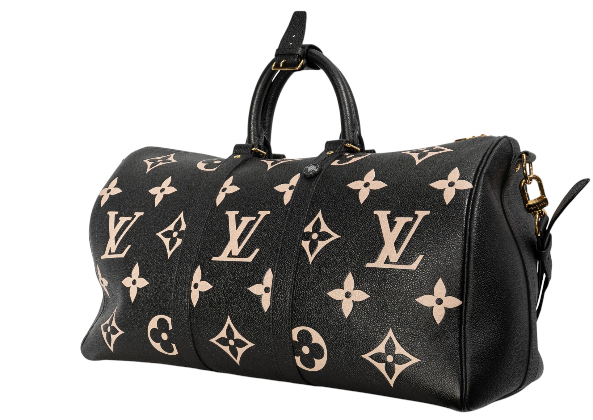Louis Vuitton Keepall Bandouliere 45 Bicolor Monogram Empreinte