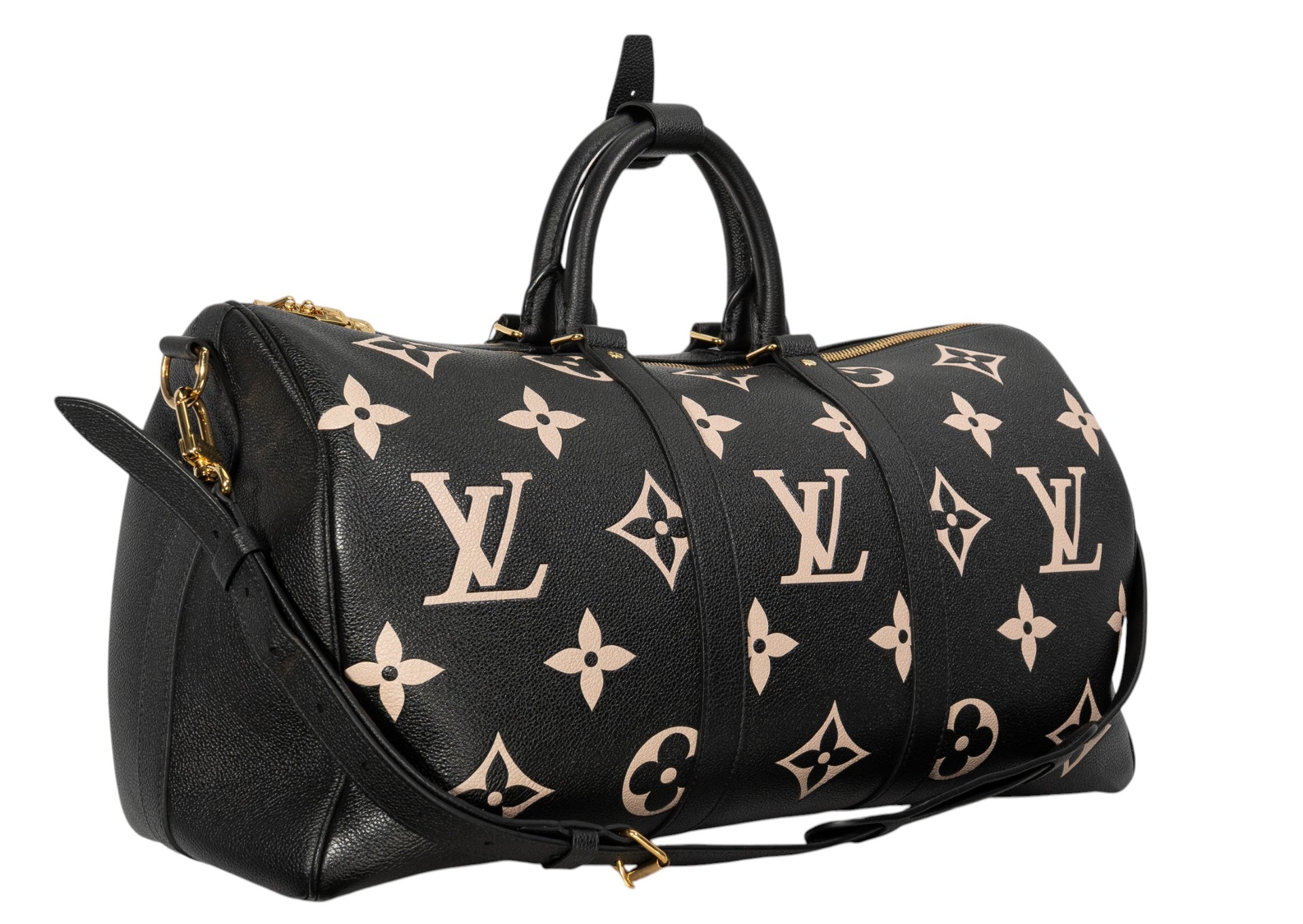 Louis Vuitton Keepall Bandouliere 45 Bicolor Monogram Empreinte