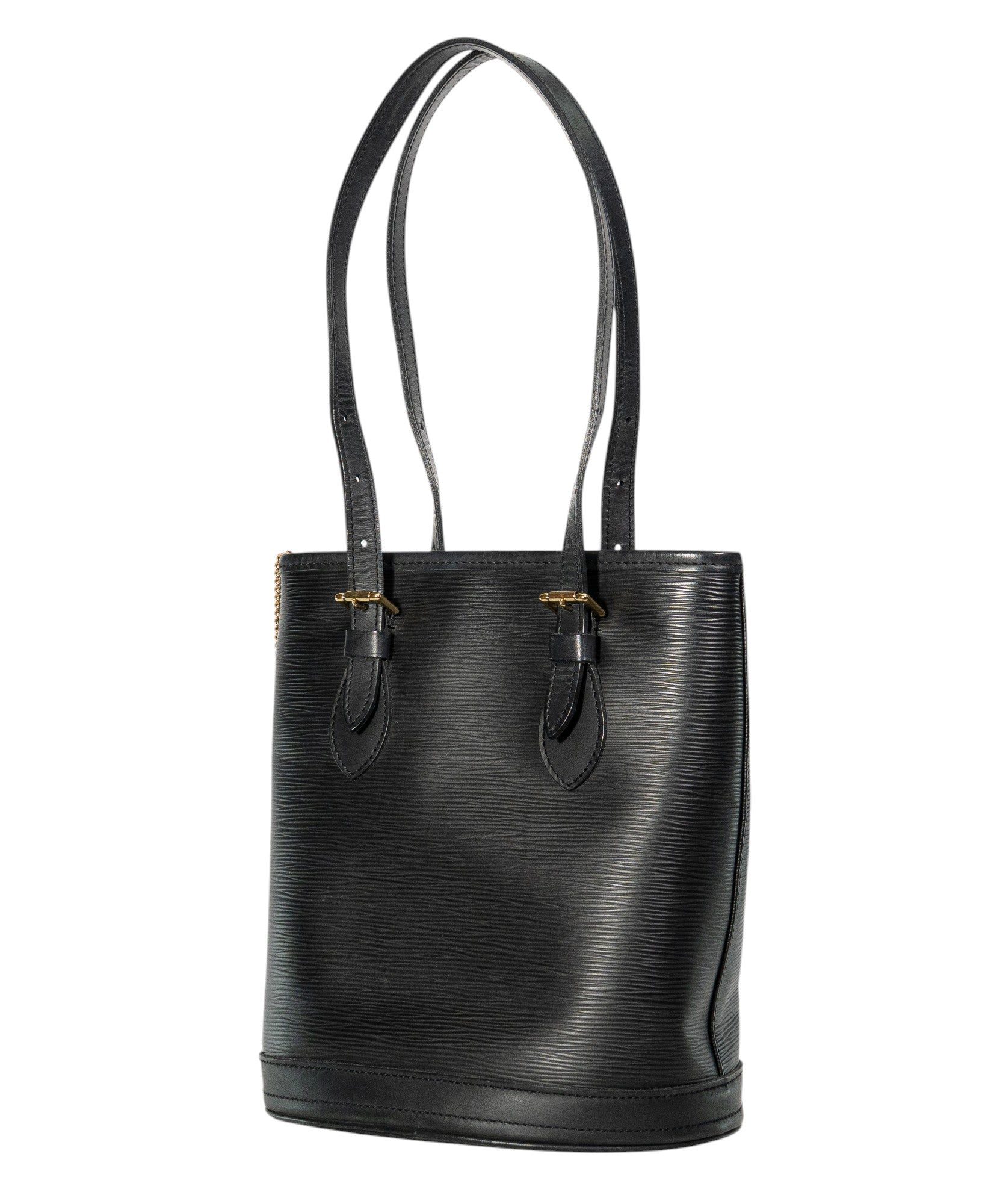 Louis Vuitton Black Epi Leather Bucket Bag