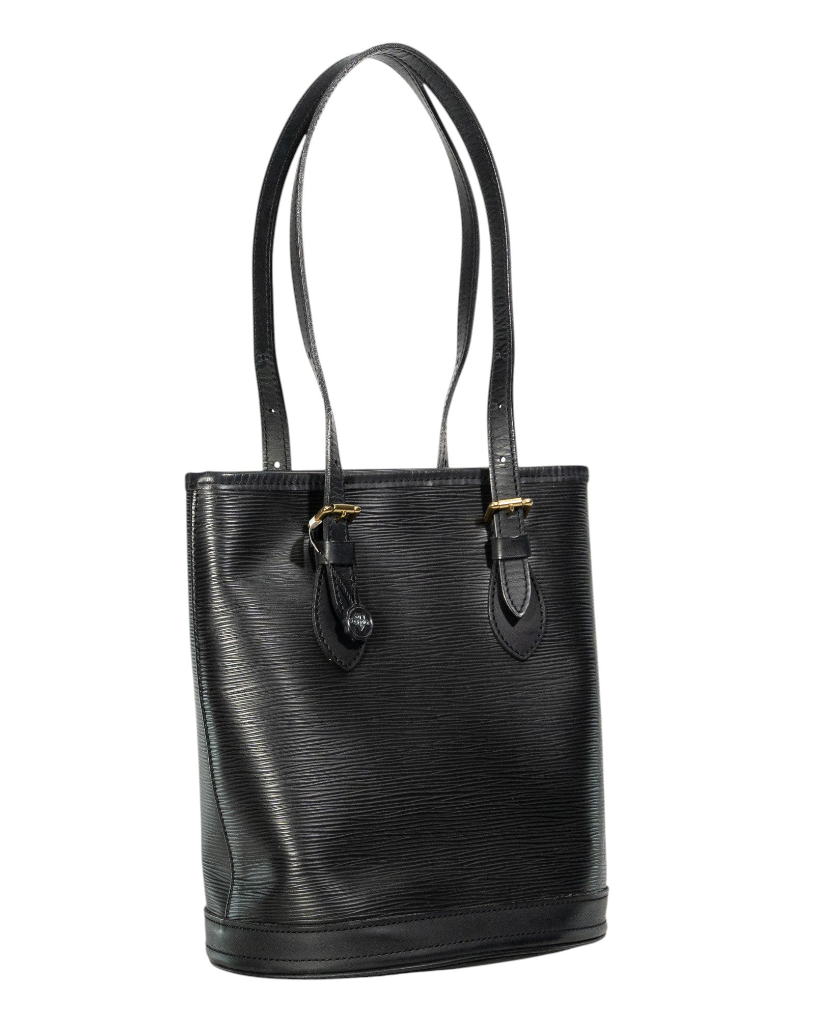 Louis Vuitton Black Epi Leather Bucket Bag