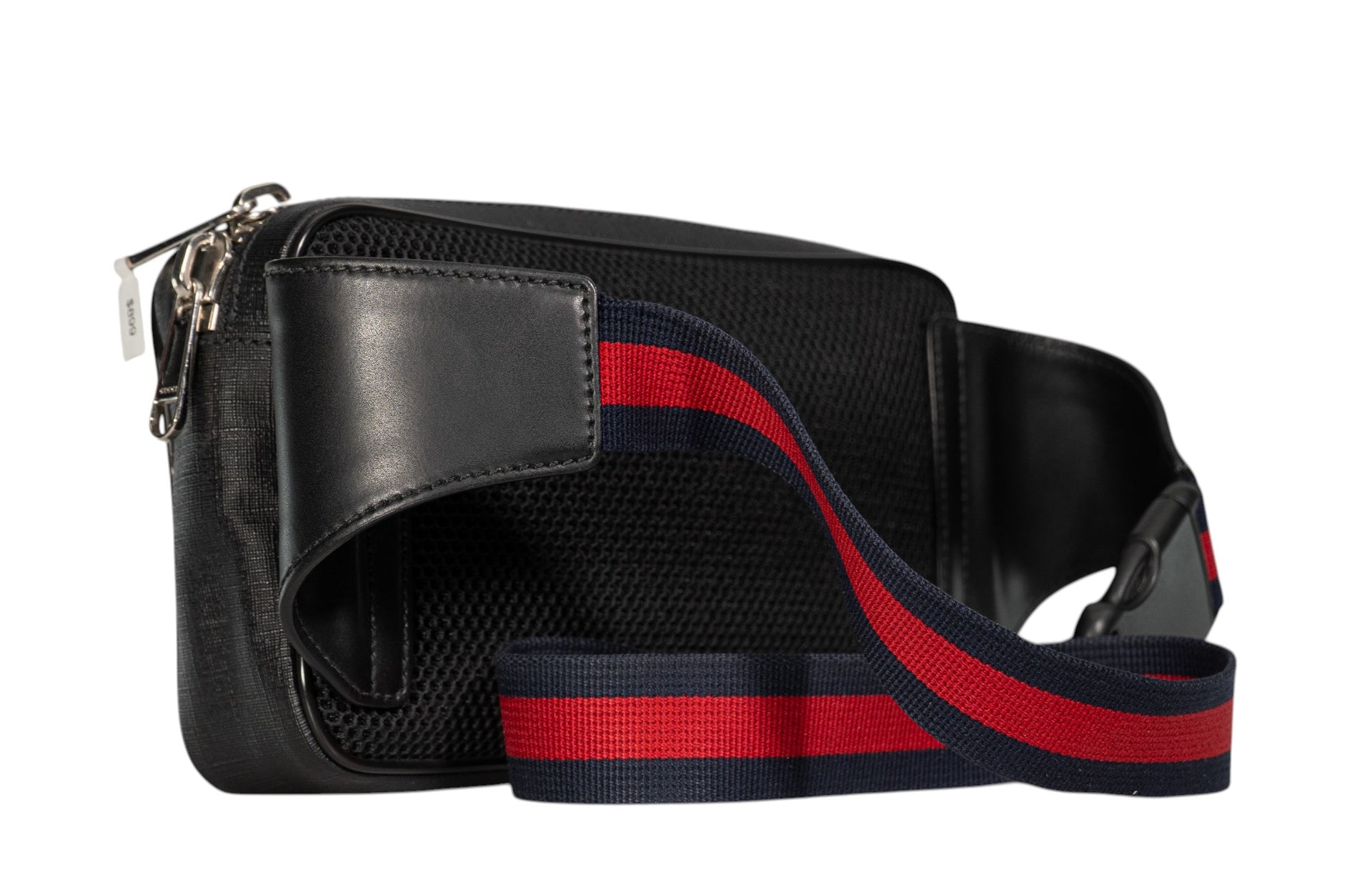 Gucci Black GG Supreme Canvas Belt Bag