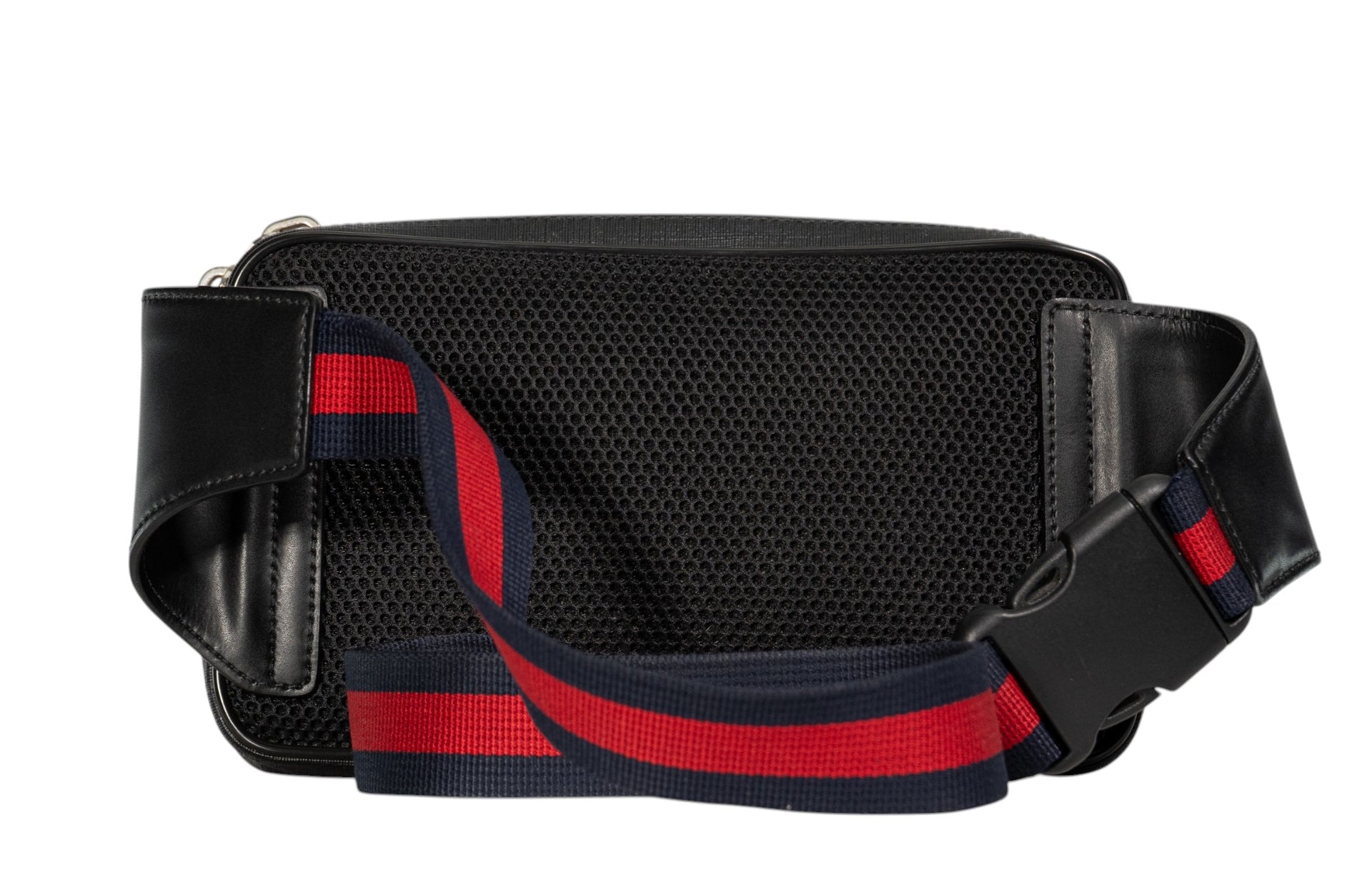 Gucci Black GG Supreme Canvas Belt Bag