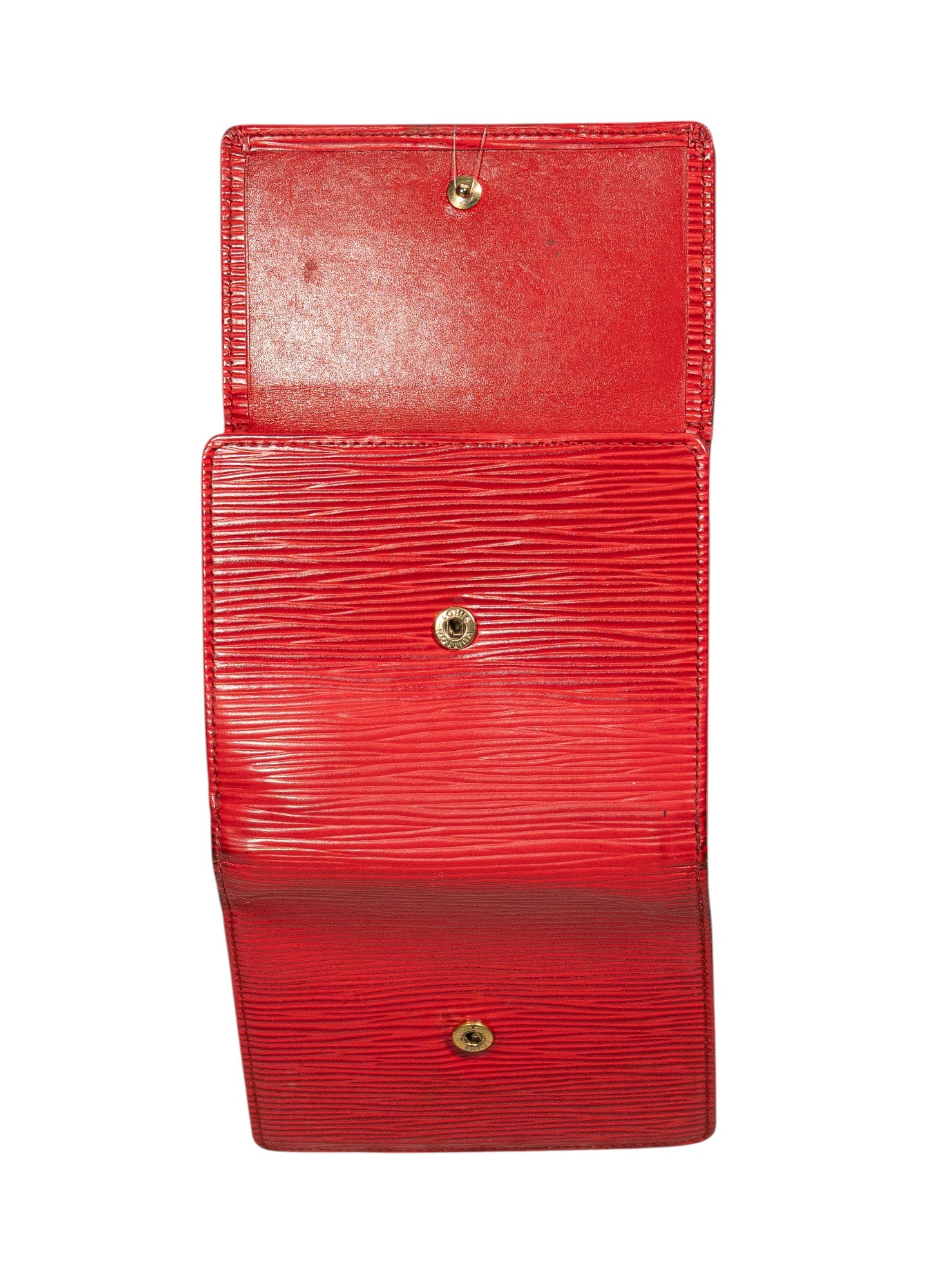 Louis Vuitton Snap Wallet in Red Epi Leather