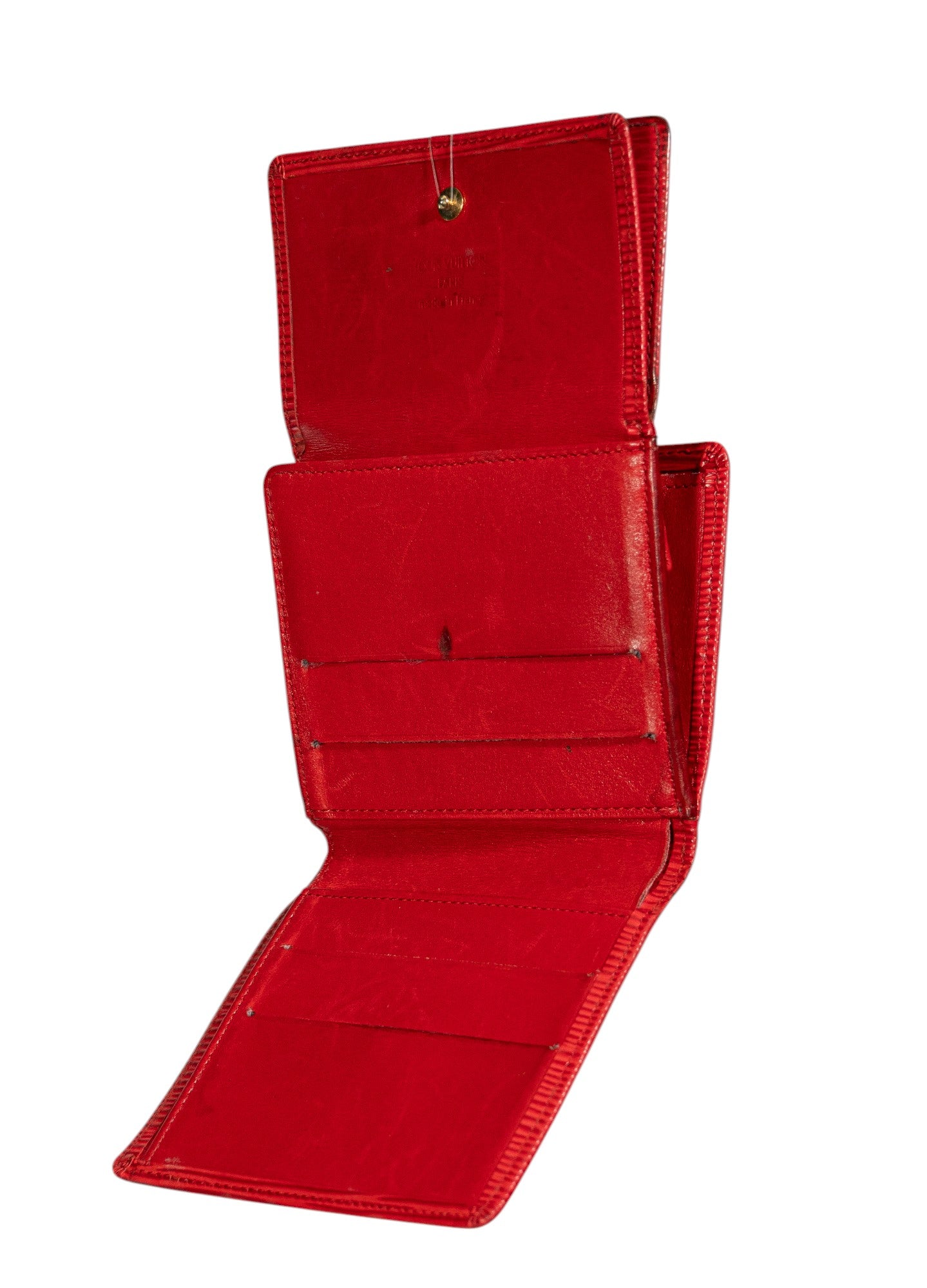 Louis Vuitton Snap Wallet in Red Epi Leather