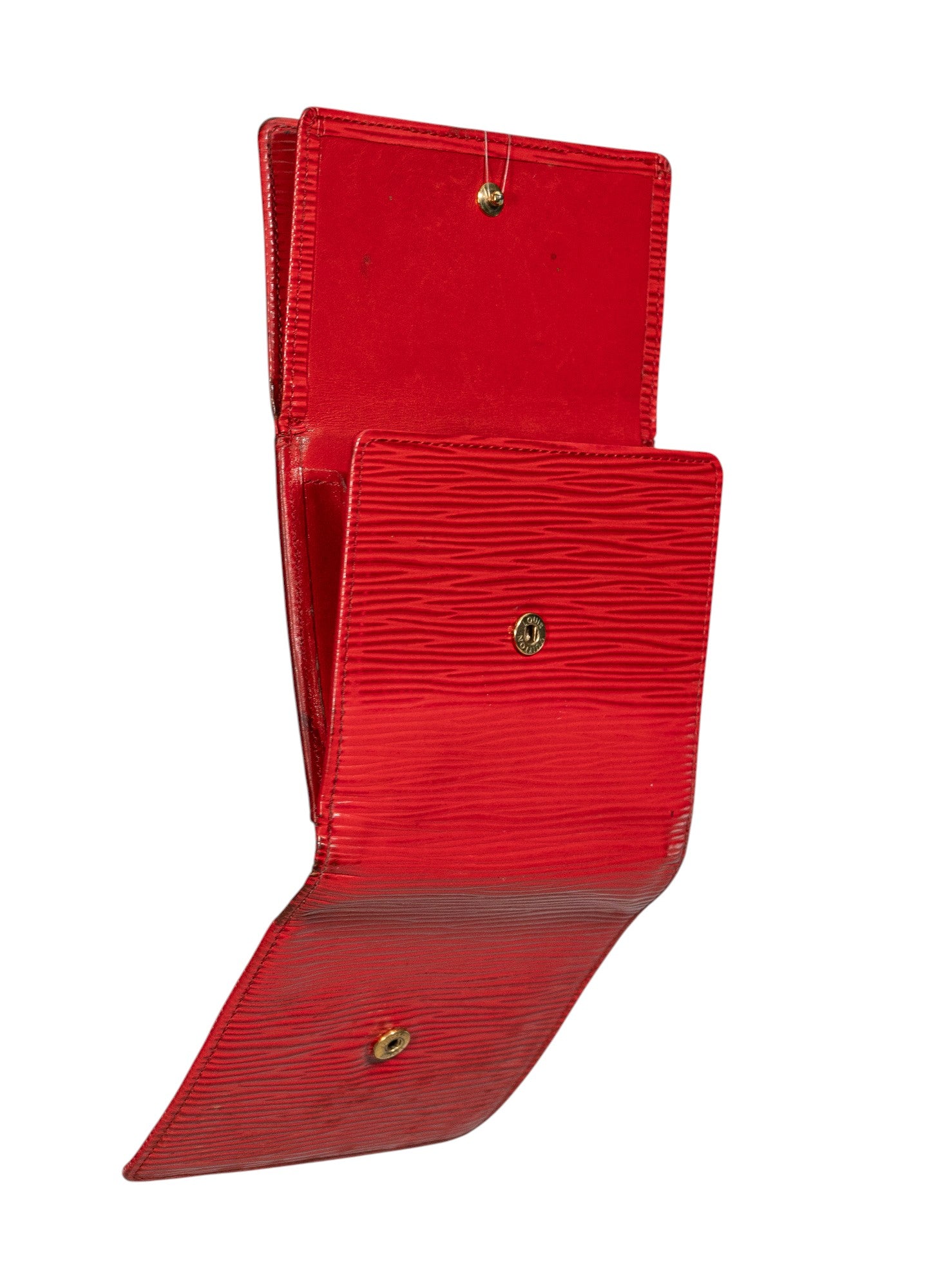 Louis Vuitton Snap Wallet in Red Epi Leather