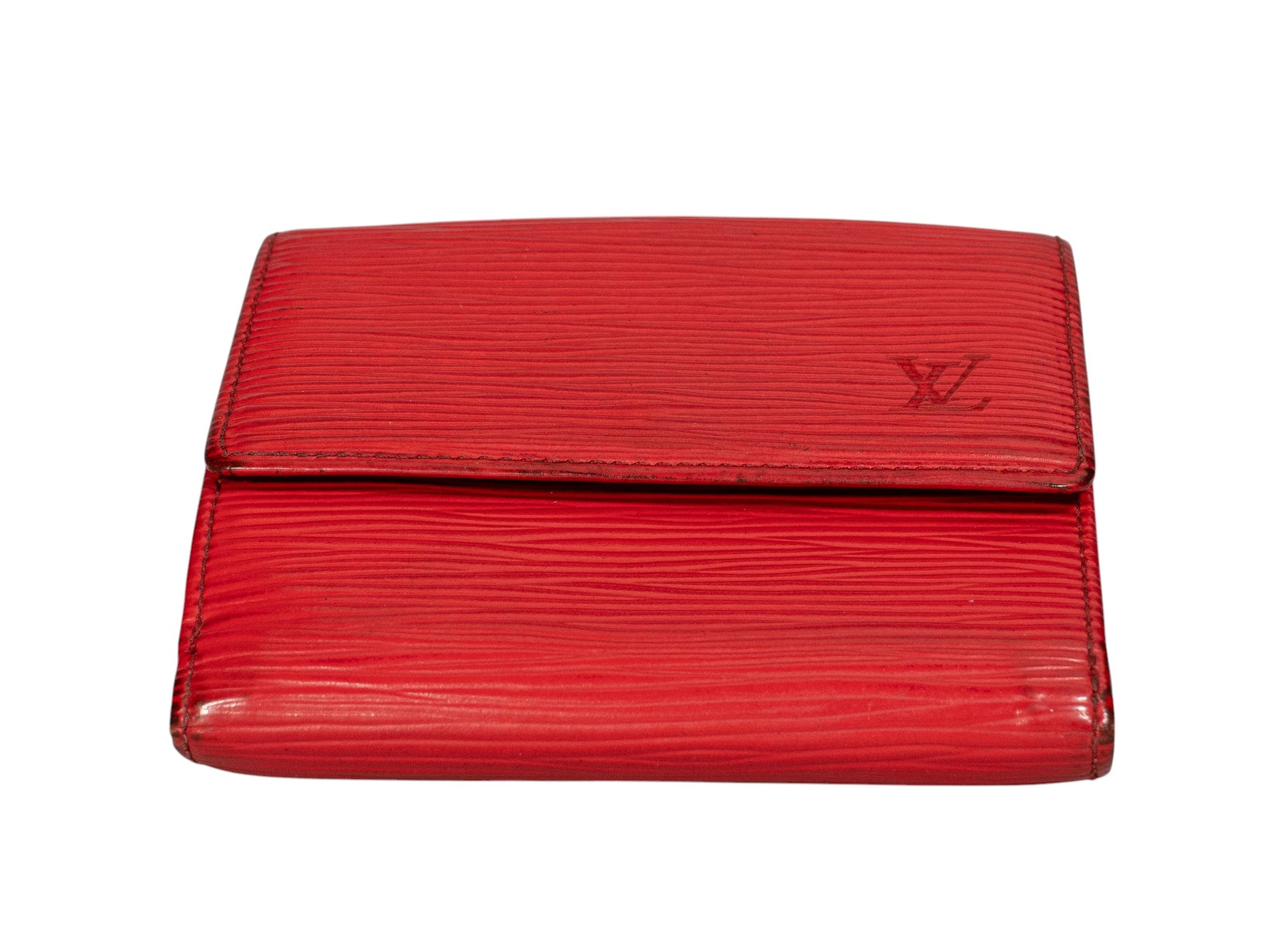 Louis Vuitton Snap Wallet in Red Epi Leather