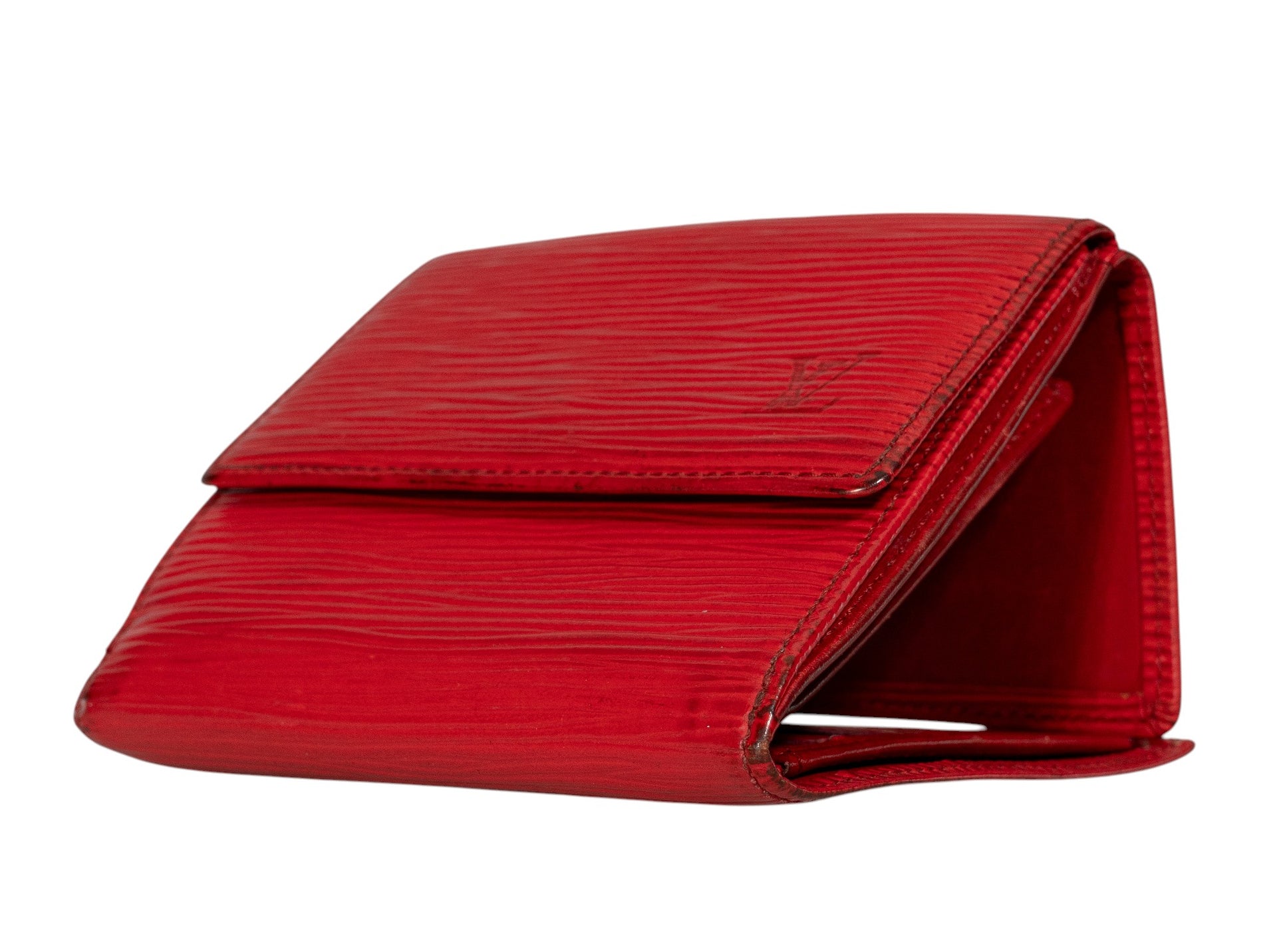 Louis Vuitton Snap Wallet in Red Epi Leather
