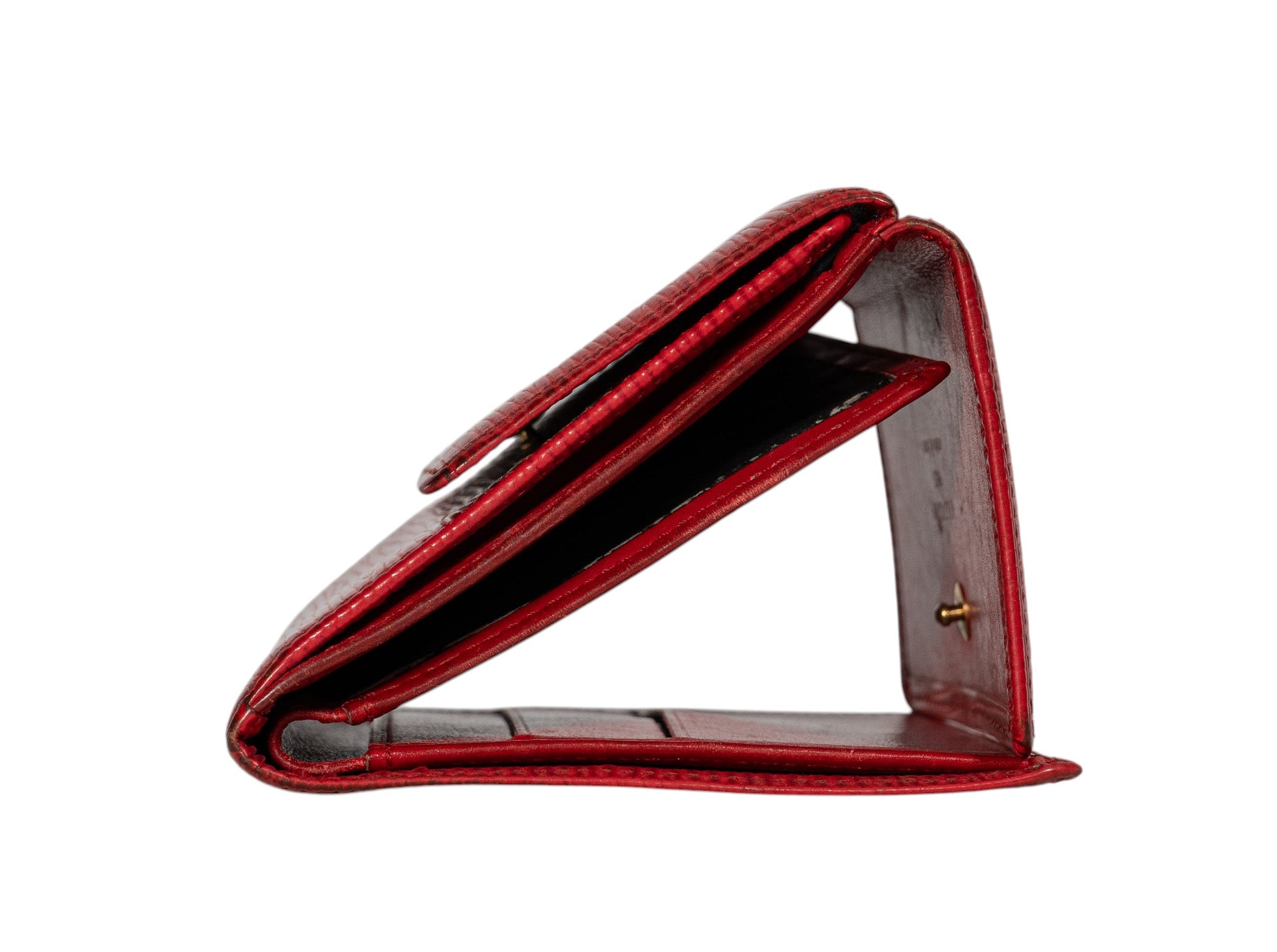Louis Vuitton Snap Wallet in Red Epi Leather
