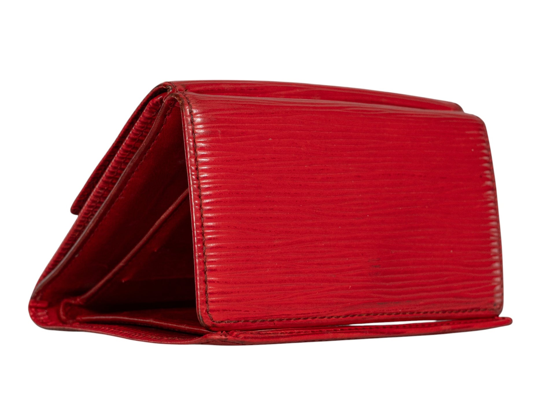 Louis Vuitton Snap Wallet in Red Epi Leather
