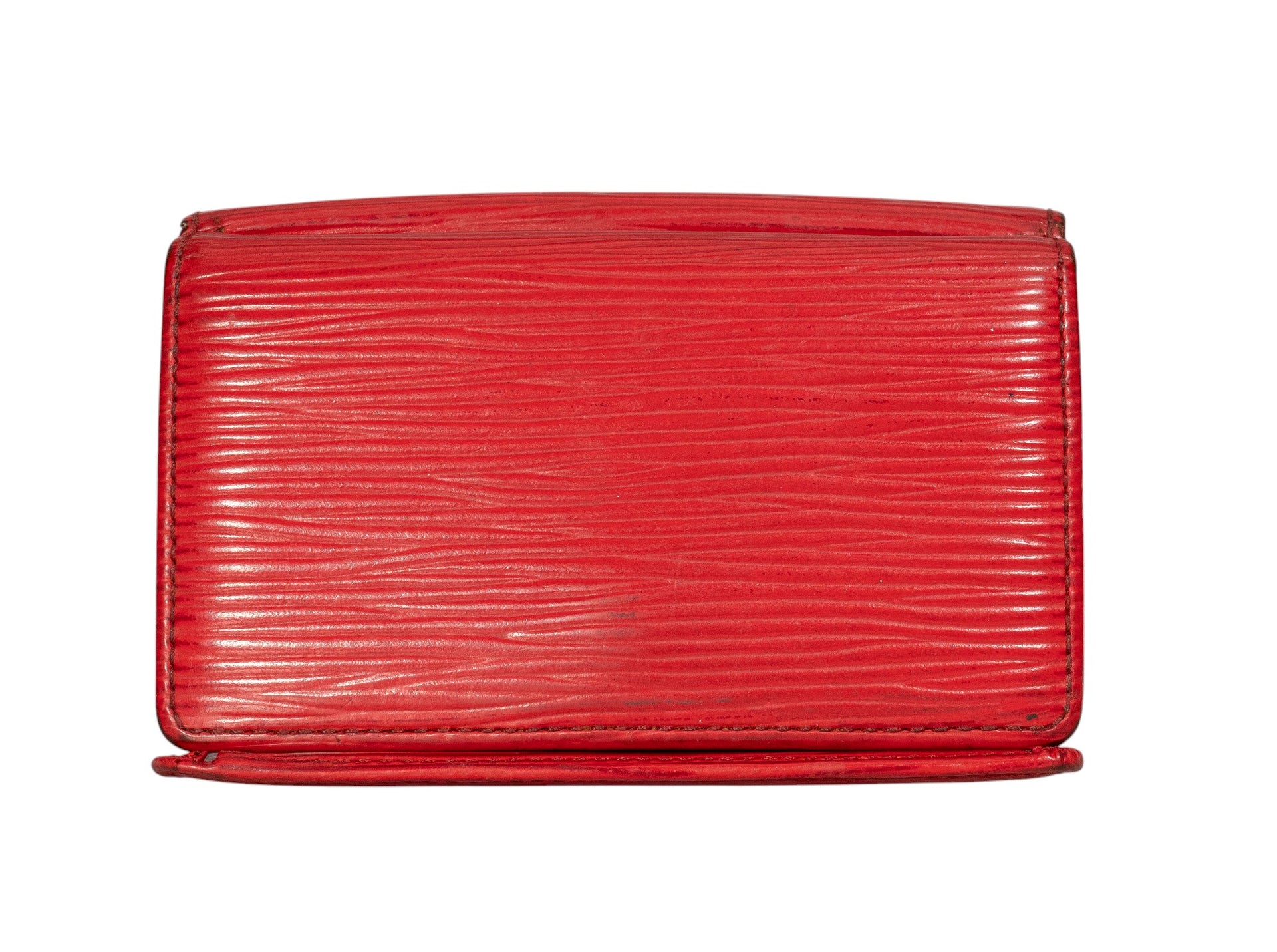 Louis Vuitton Snap Wallet in Red Epi Leather