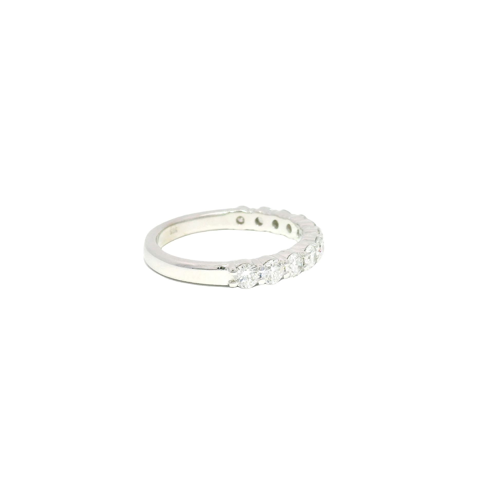 1.1cttw. Lab Grown Diamond Band in 14K White Gold
