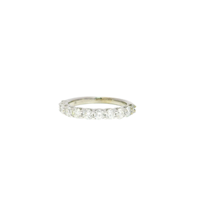 Natural Diamond Band in 14K White Gold Sz 5.5