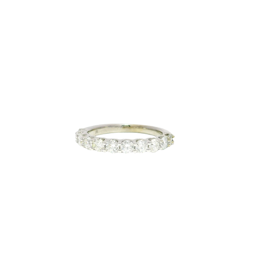 Natural Diamond Band in 14K White Gold Sz 5.5