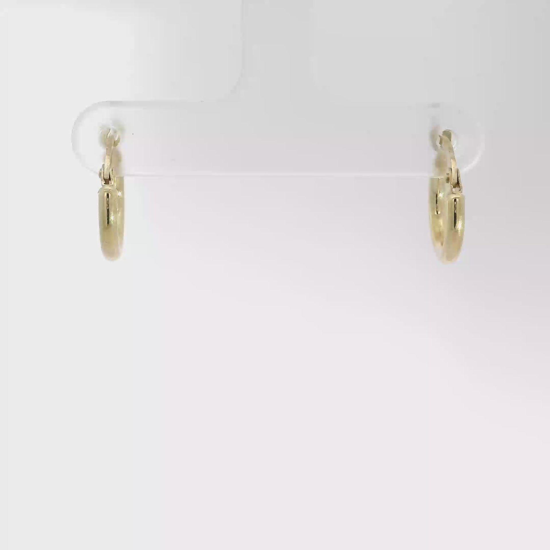 14K Yellow Gold Hoop Earrings