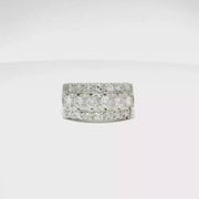 Natural Diamond Fashion Ring in 14K White Gold