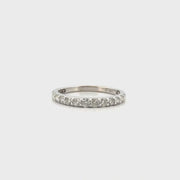 Natural Diamond Band in 14K White Gold