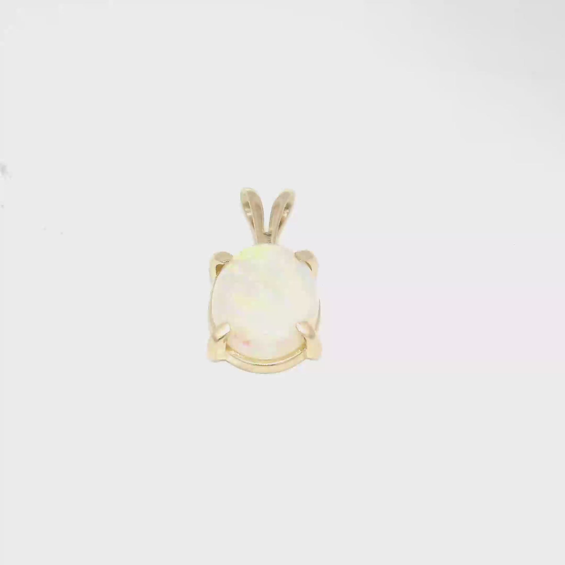 Opal Pendant in 14K Yellow Gold