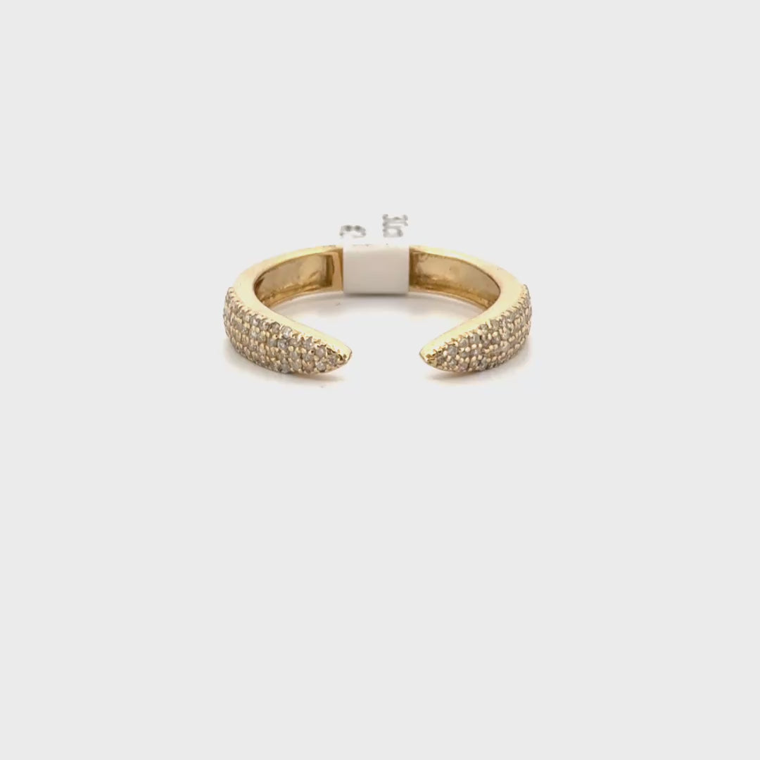 .30cttw. Natural Diamond Fashion Ring Set in 14K Yellow Gold