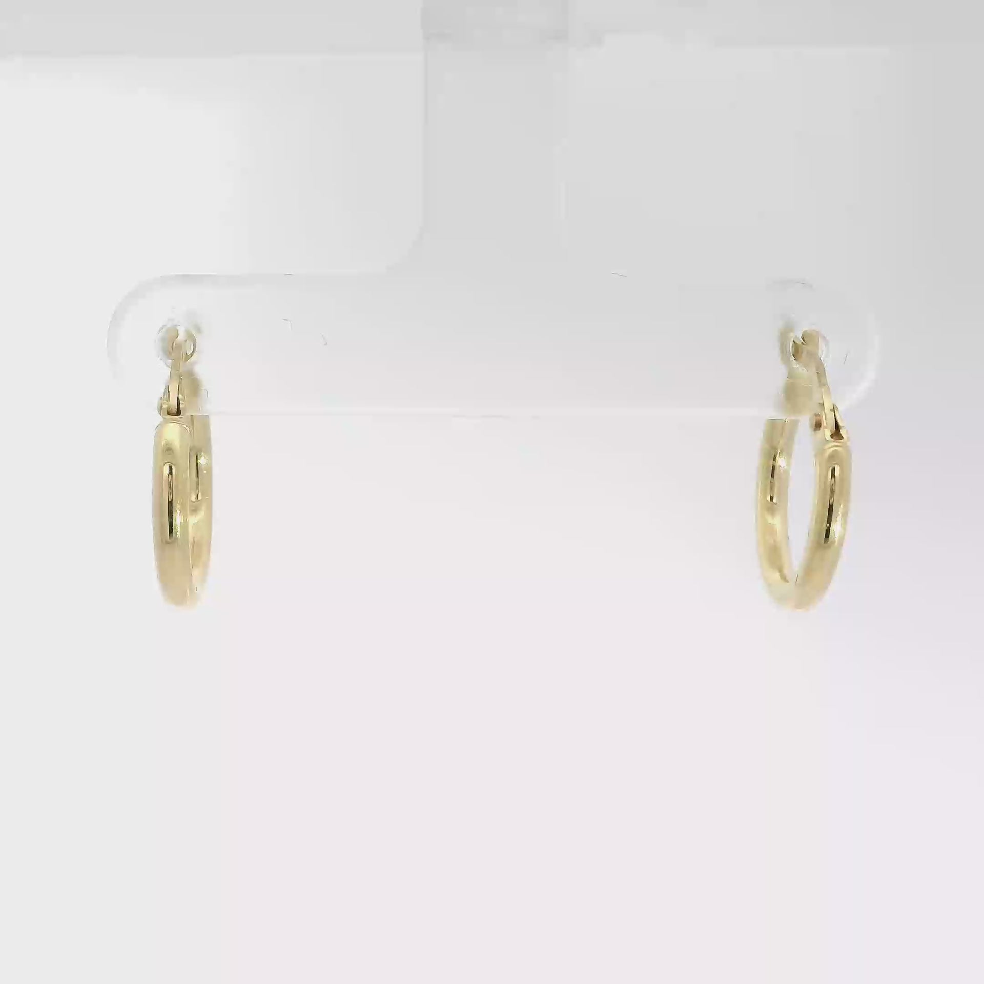 14K Yellow Gold Hoop Earrings