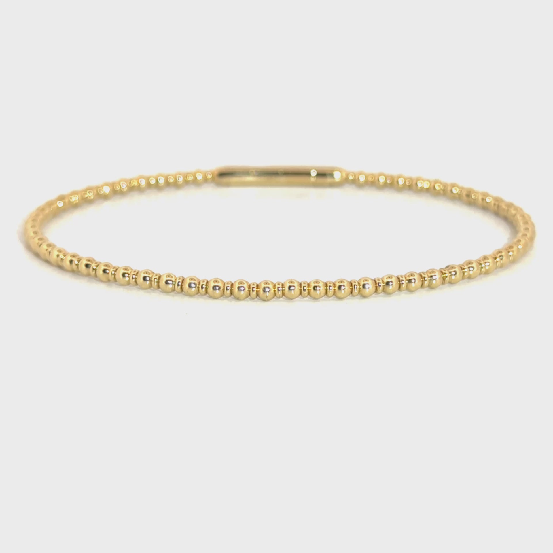 Flexible Bangle in 14K Yellow Gold