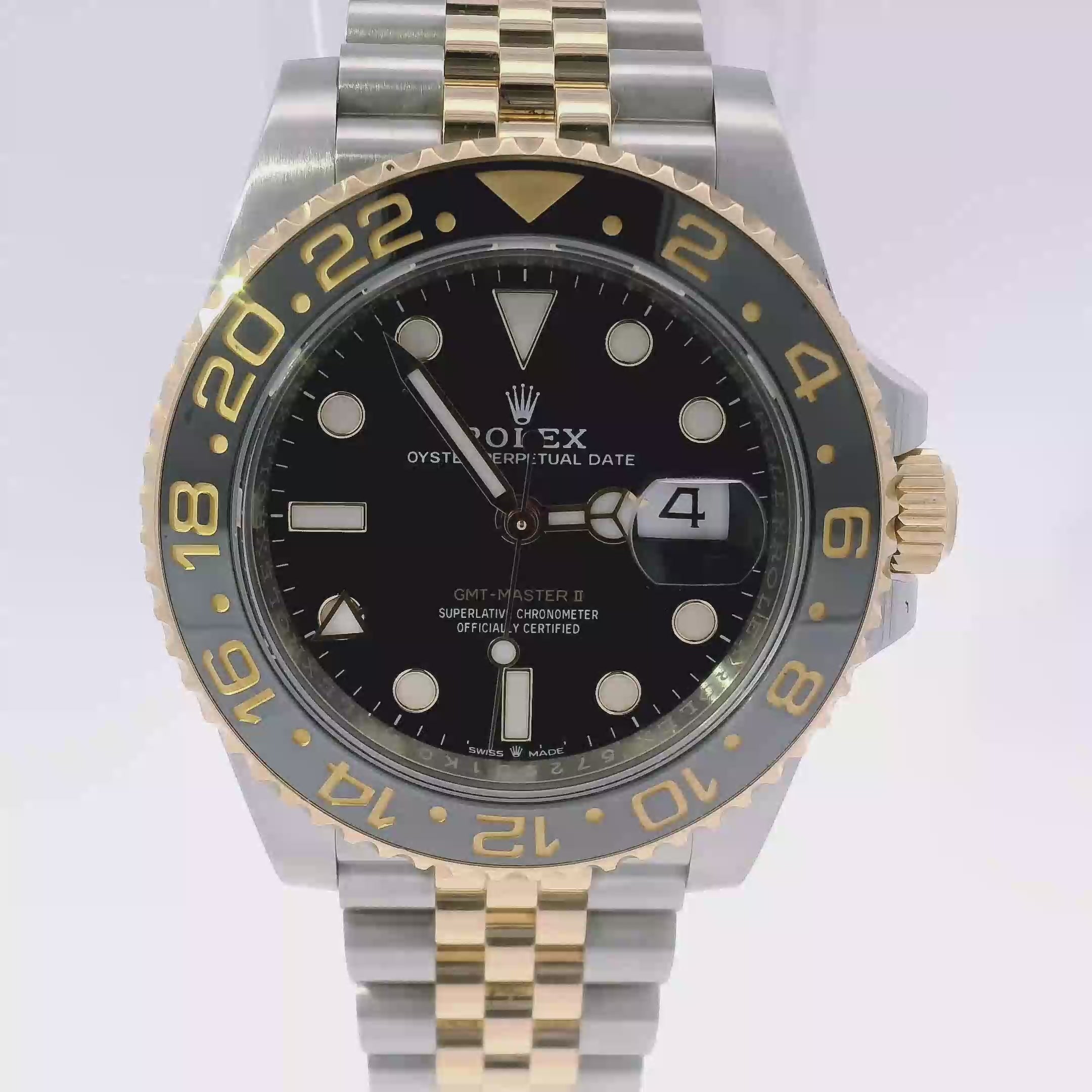40mm Rolex GMT Master II Two Tone 